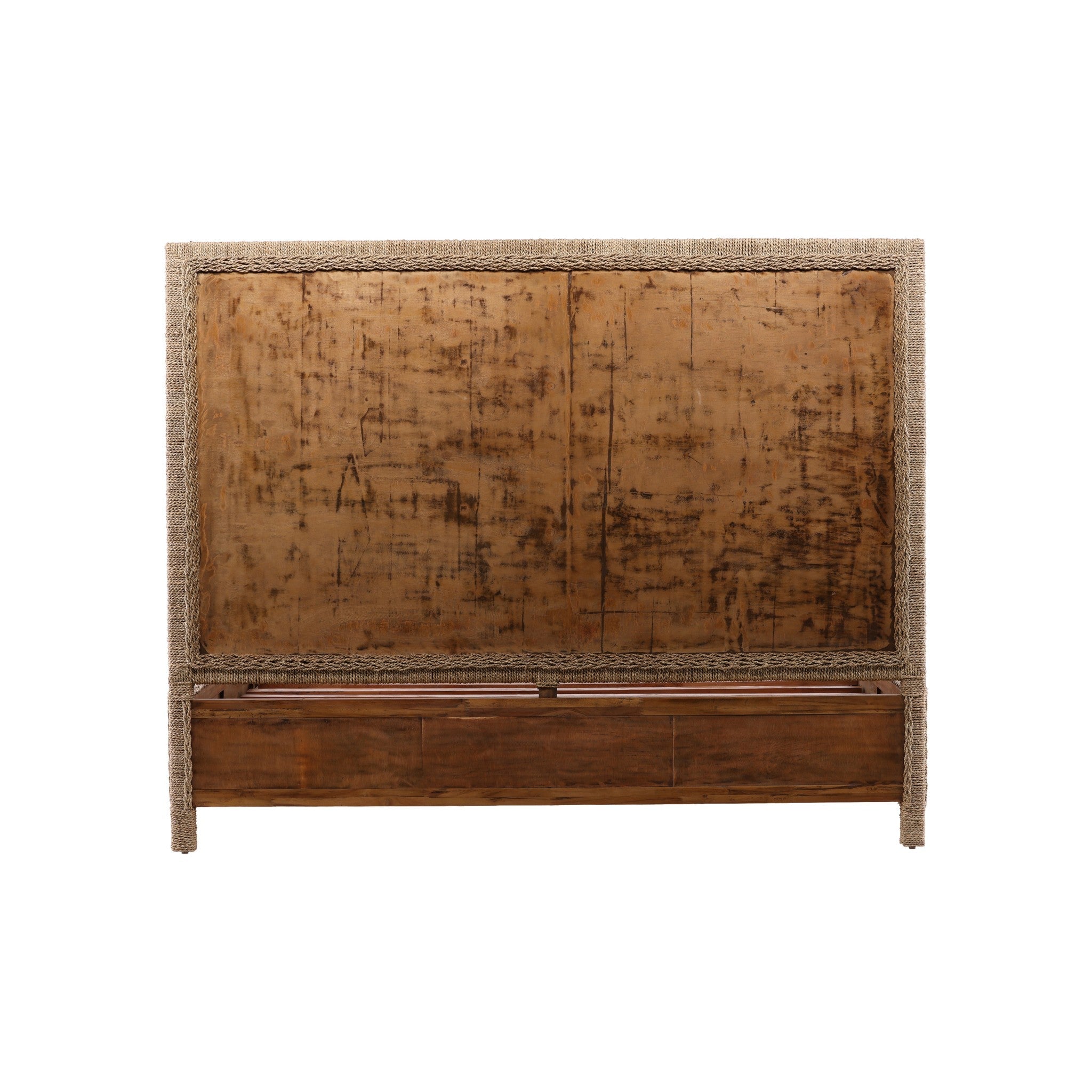 Viseu Woven Rush King Bed - Wisteria