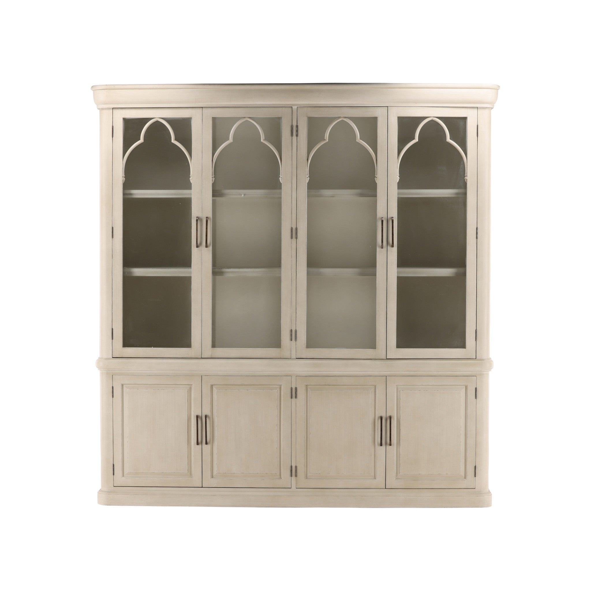Tanger Painted Alder Wood and Glass Display Cabinet - Wisteria