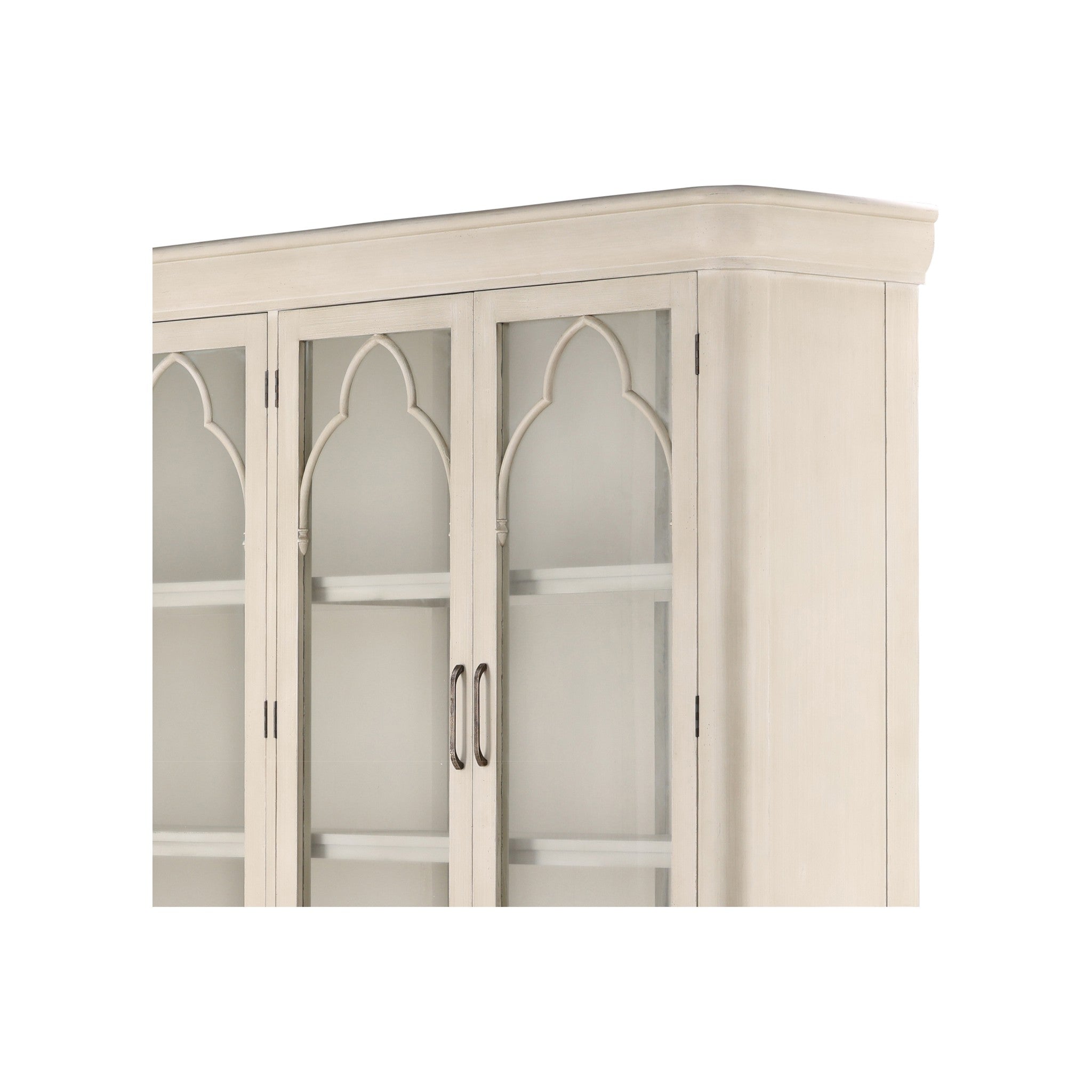 Tanger Painted Alder Wood and Glass Display Cabinet - Wisteria