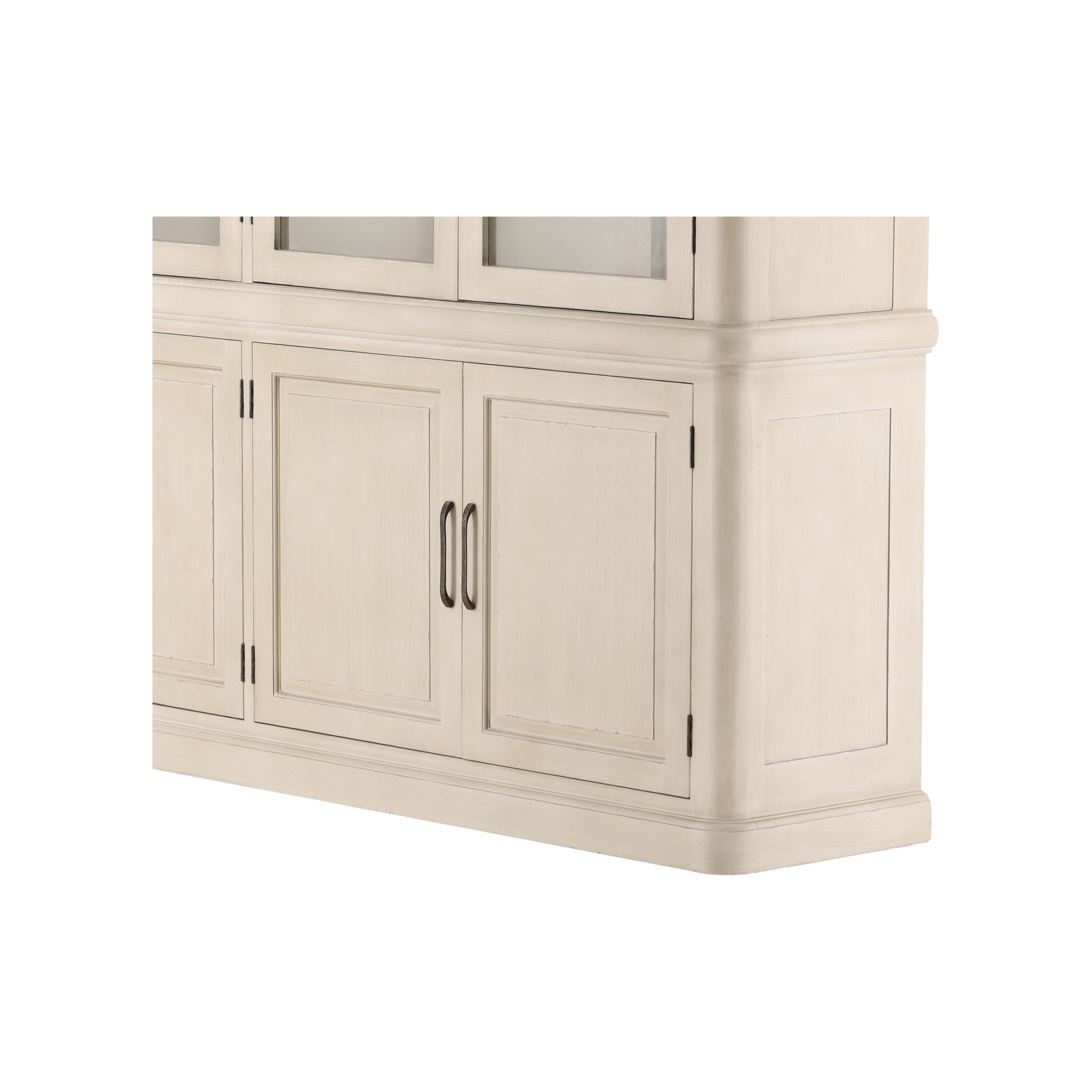 Tanger Painted Alder Wood and Glass Display Cabinet - Wisteria