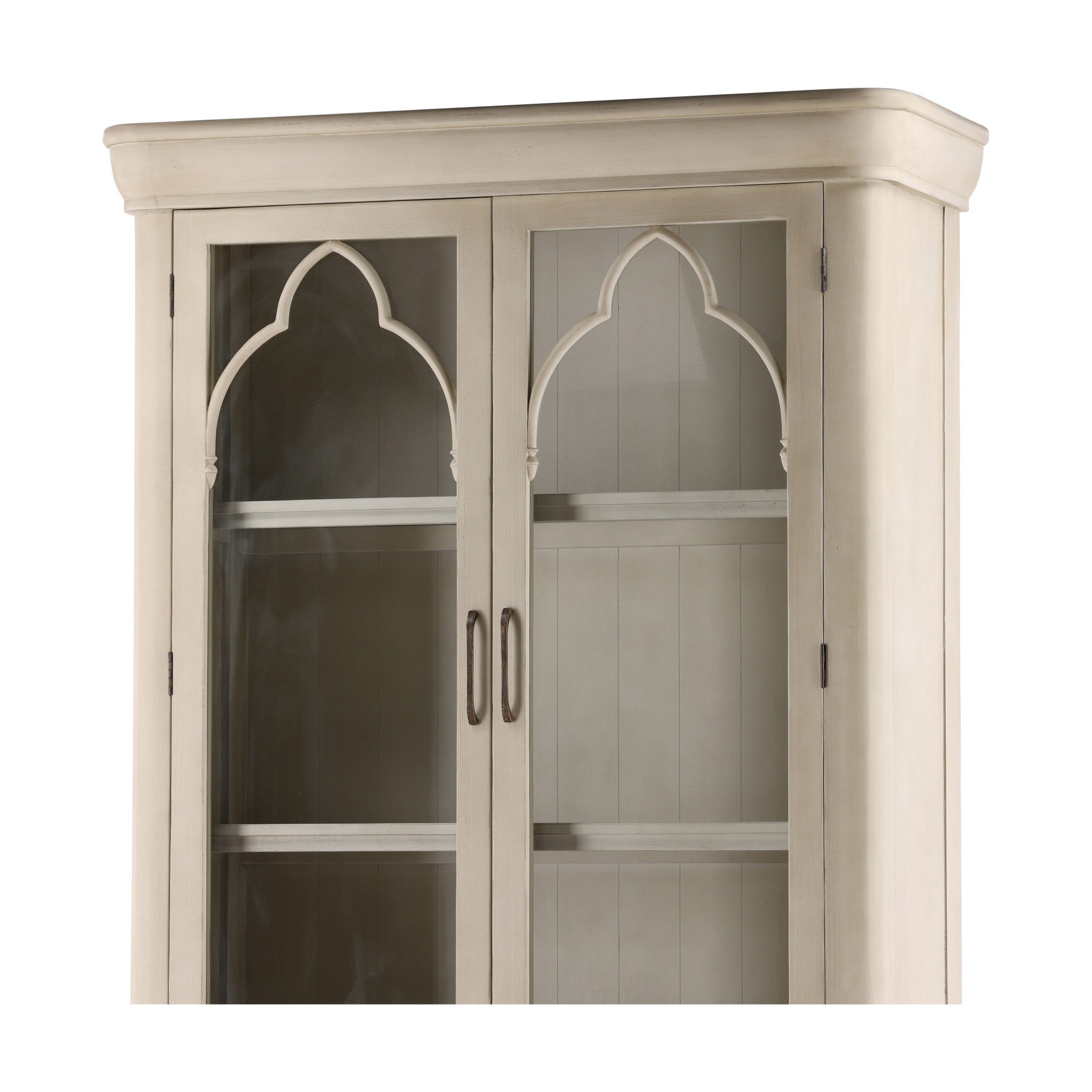 Tanger Painted Wood and Glass Display Cabinet - Wisteria