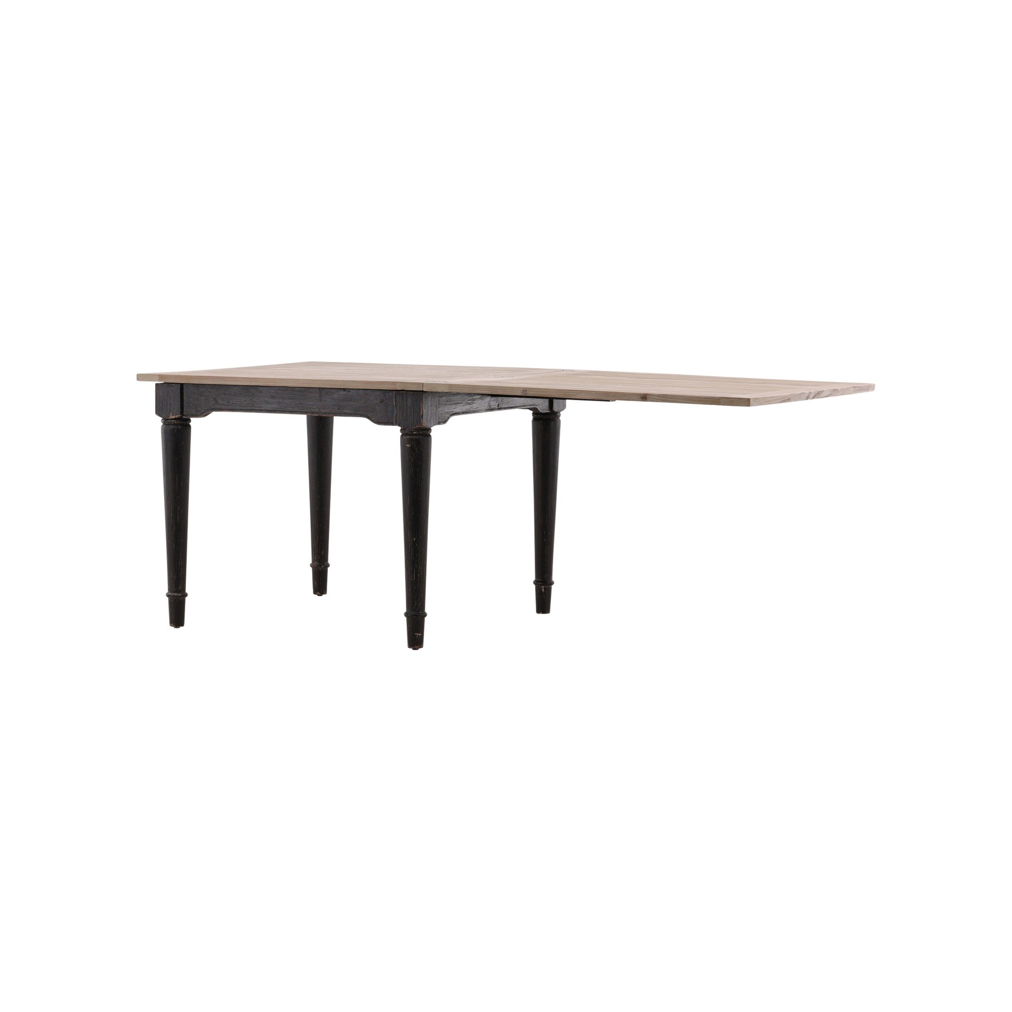 Reims Reclaimed Wood Extending Dining Table - Wisteria