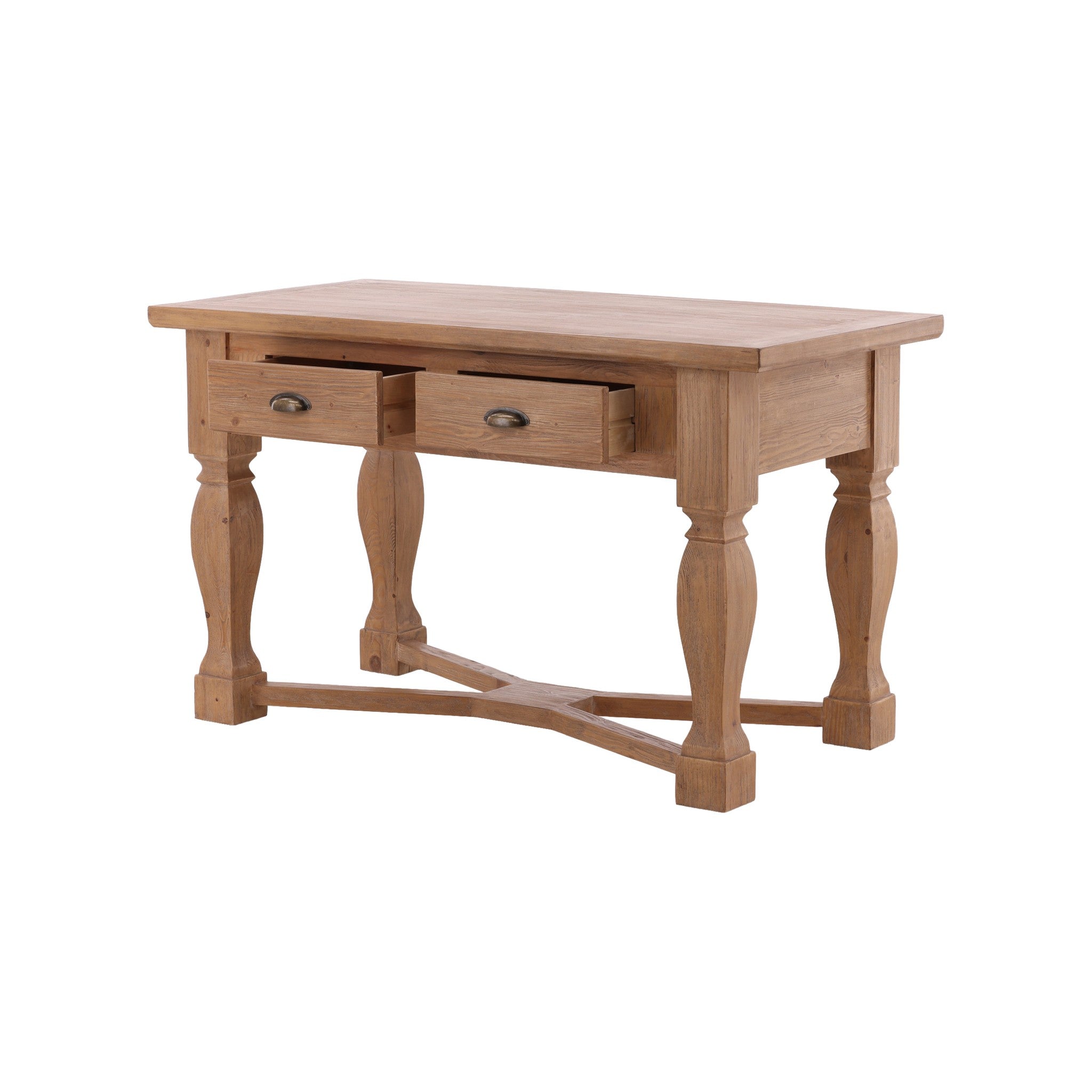 Brest Reclaimed Pine Kitchen Island - Wisteria