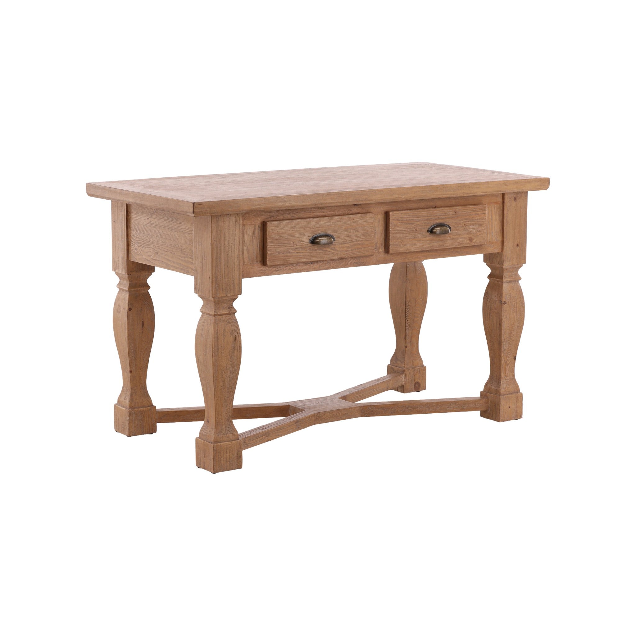 Brest Reclaimed Pine Kitchen Island - Wisteria