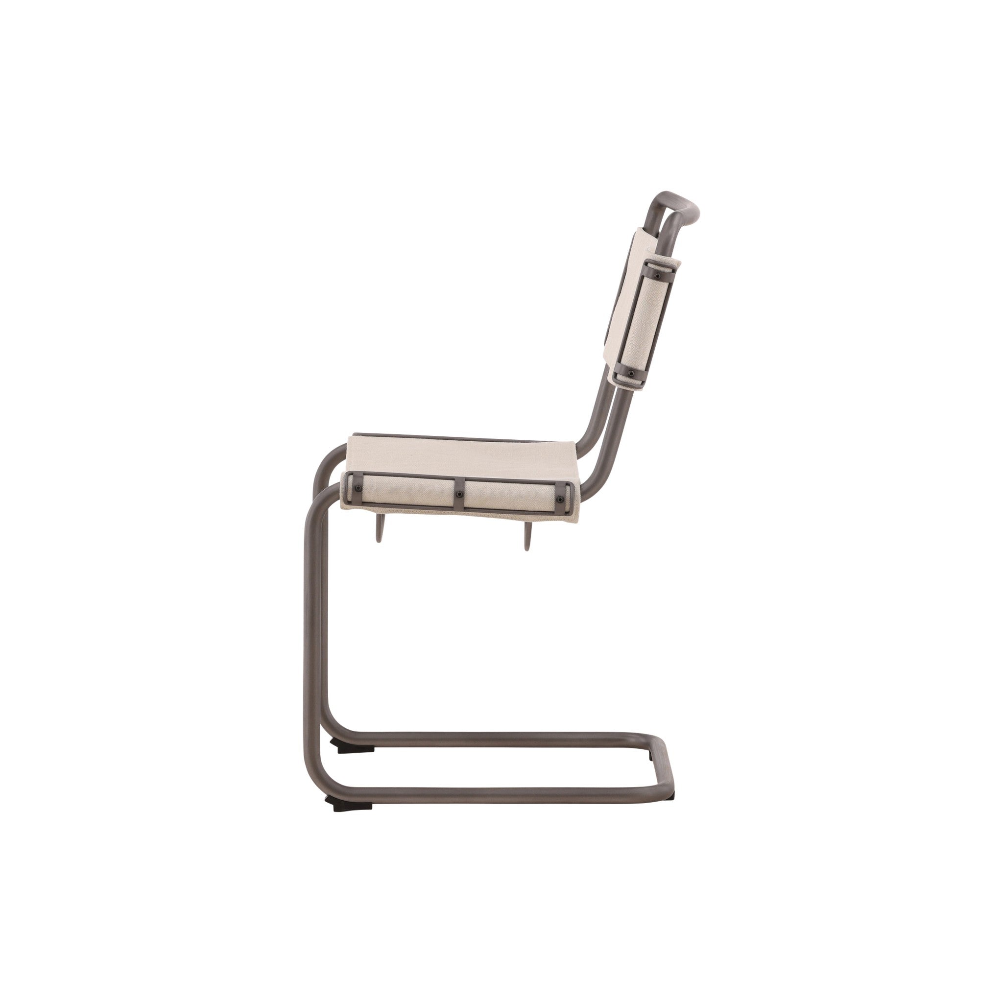 Weimar Canvas Cantilever Dining Chair - Wisteria