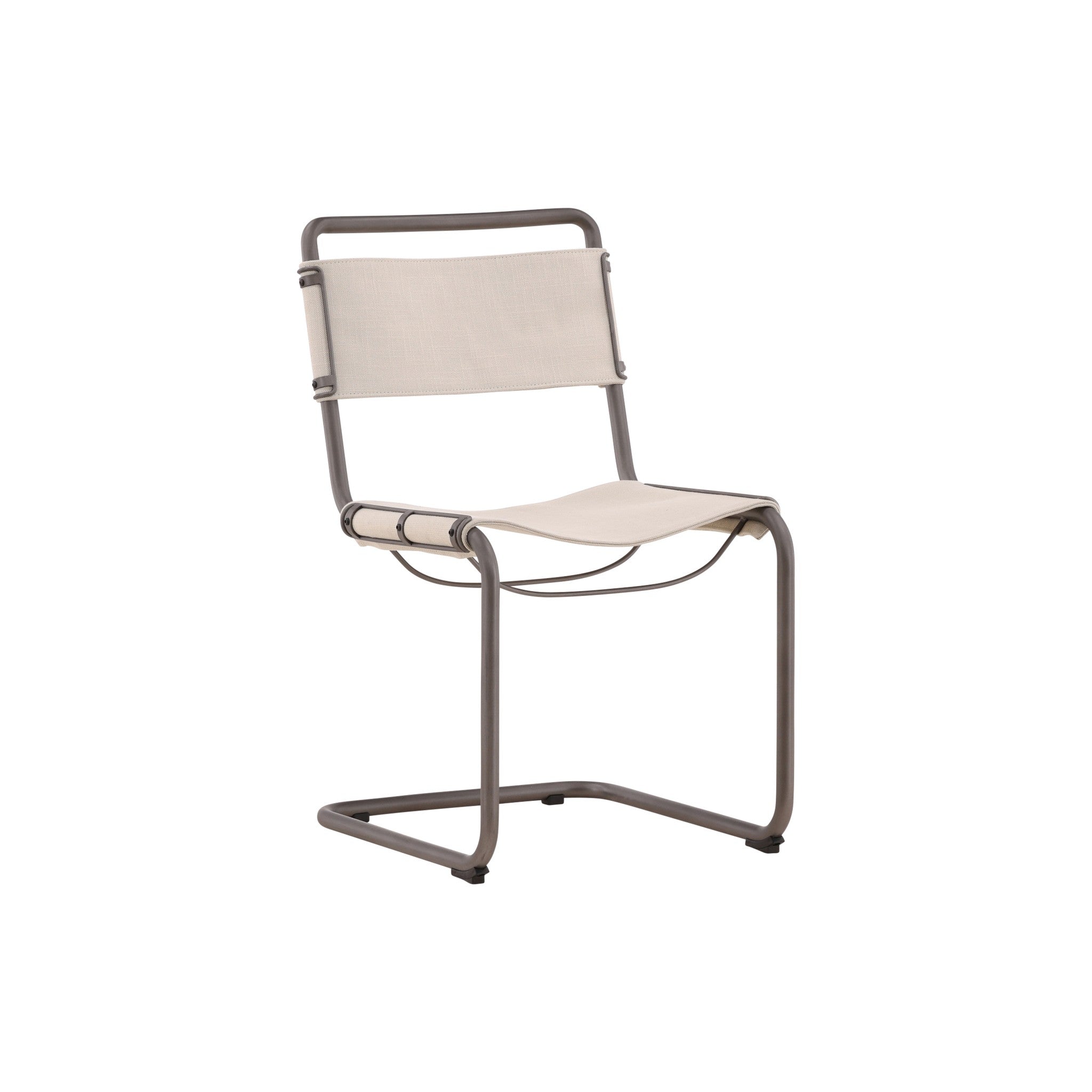 Weimar Canvas Cantilever Dining Chair - Wisteria