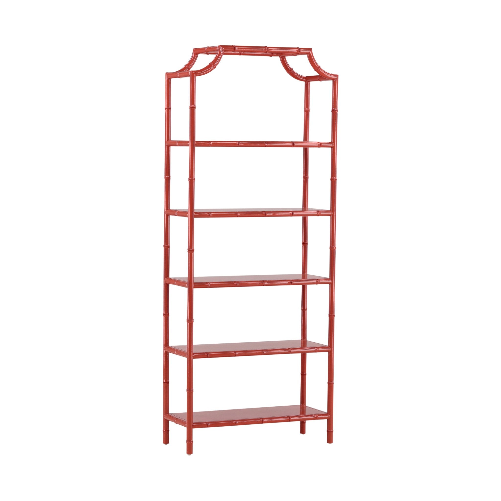 Fujian Faux Bamboo Etagere - Wisteria