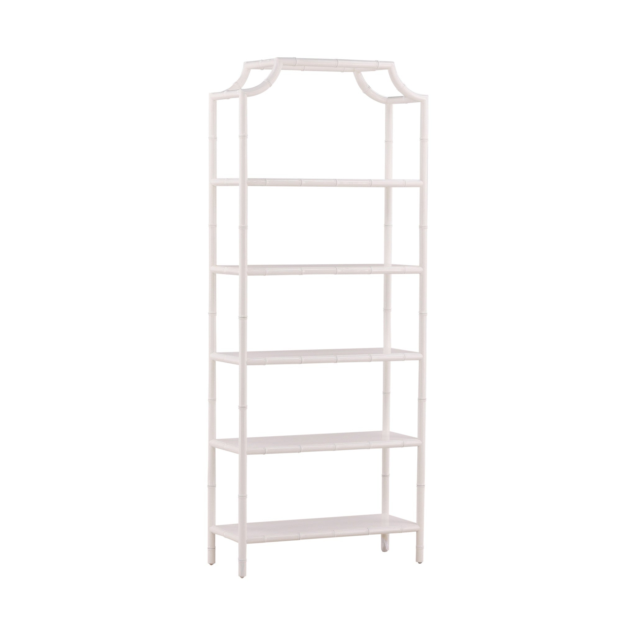 Fujian Faux Bamboo Etagere - Wisteria
