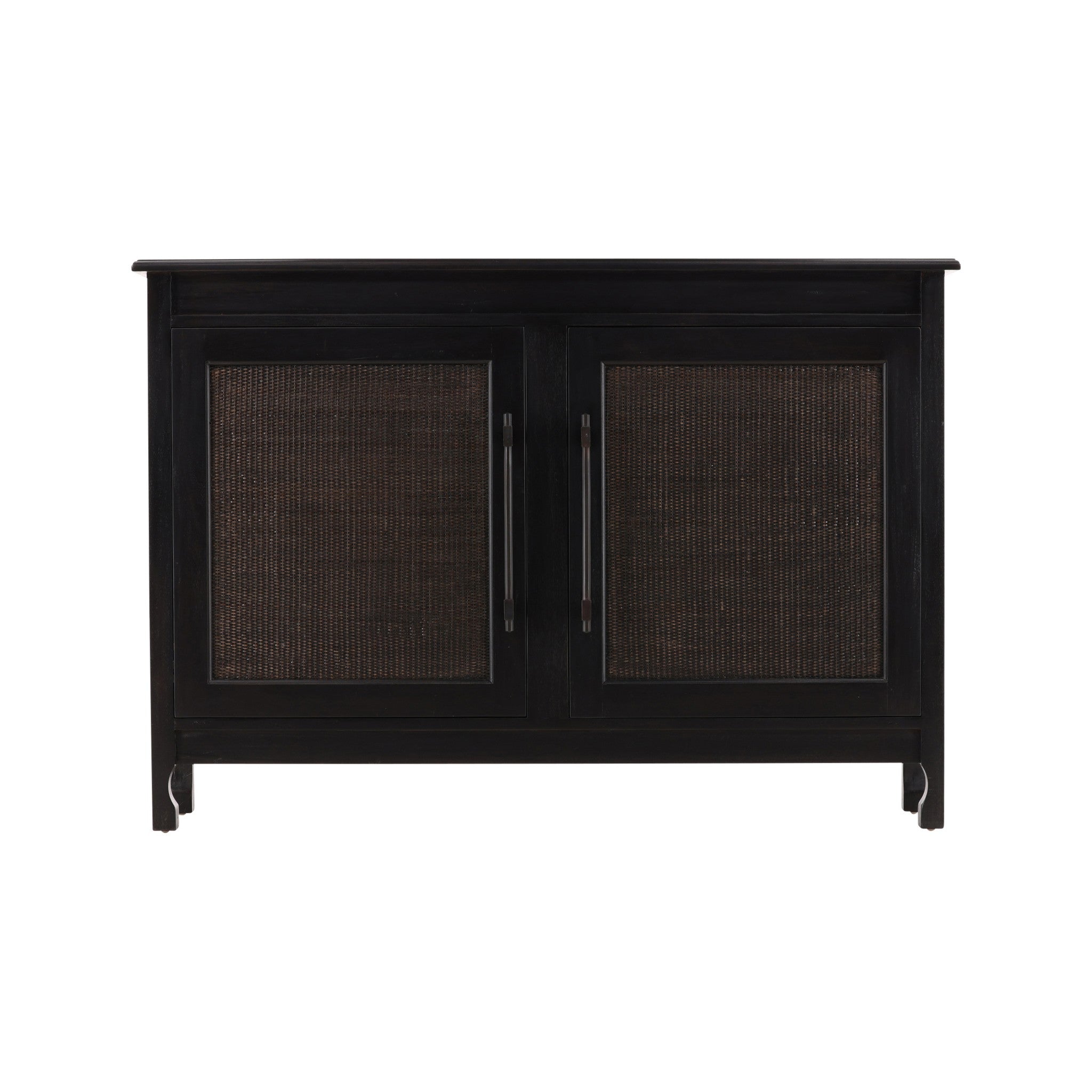 Amed Woven Rattan and Mahogany Sideboard - Wisteria