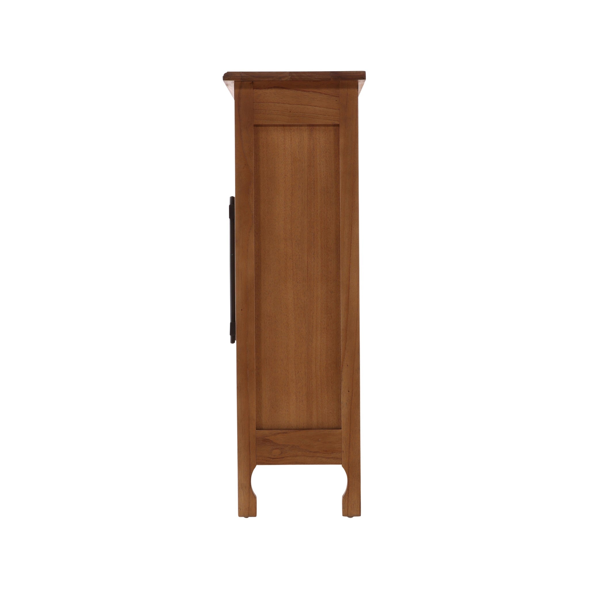 Amed Woven Rattan and Mahogany Sideboard - Wisteria