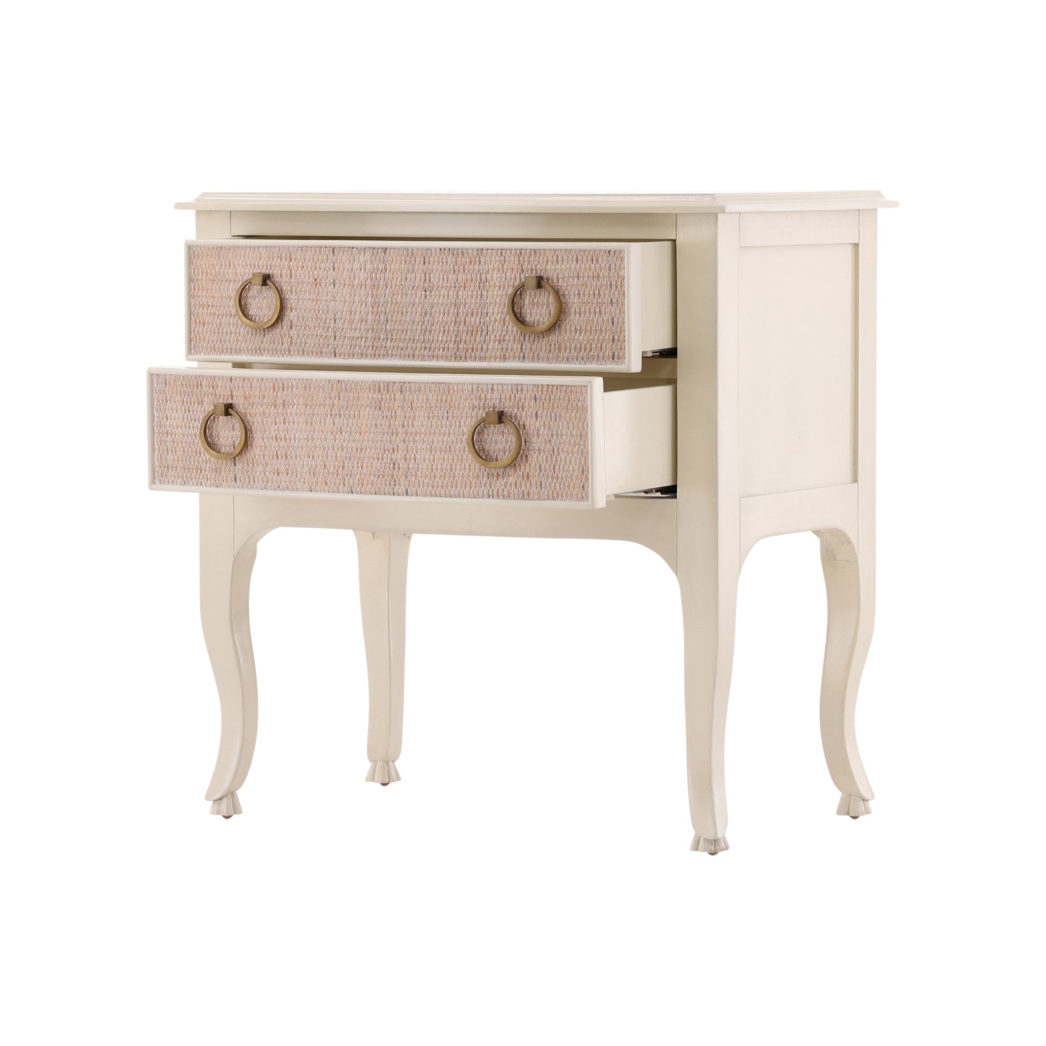 Vence Woven Raffia Chest - Wisteria