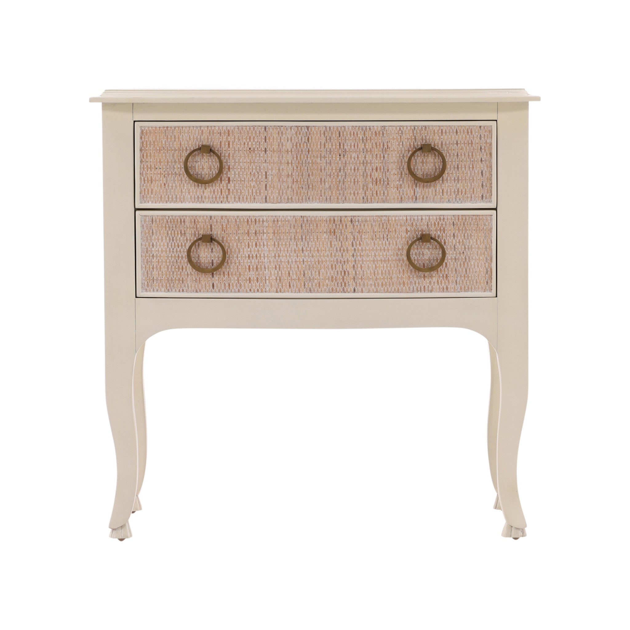 Vence Woven Raffia Chest - Wisteria