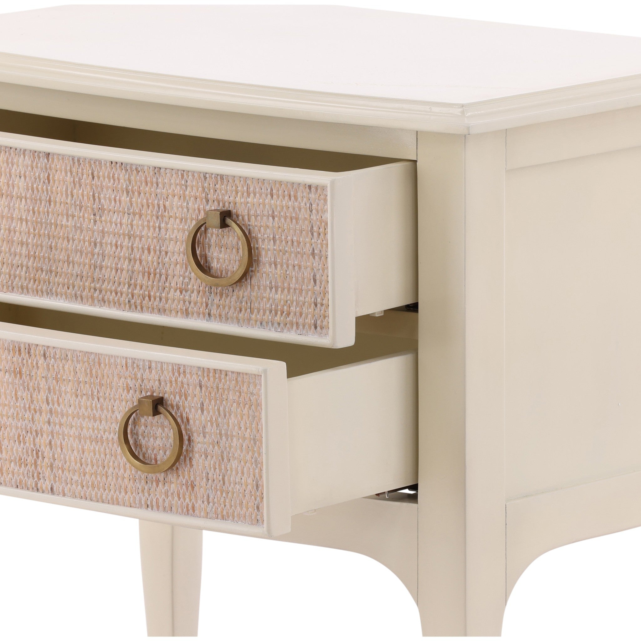 Vence Woven Raffia Chest - Wisteria