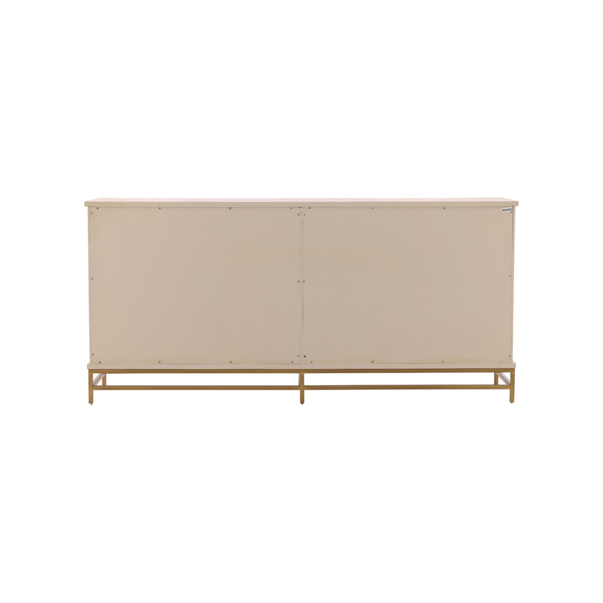 Stresa Fluted Wood Six Drawer Dresser - Wisteria