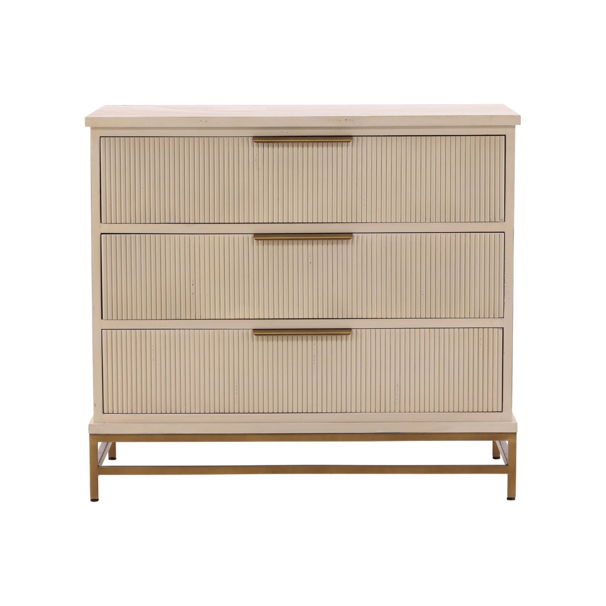 Stresa Fluted Mahogany Chest - Wisteria