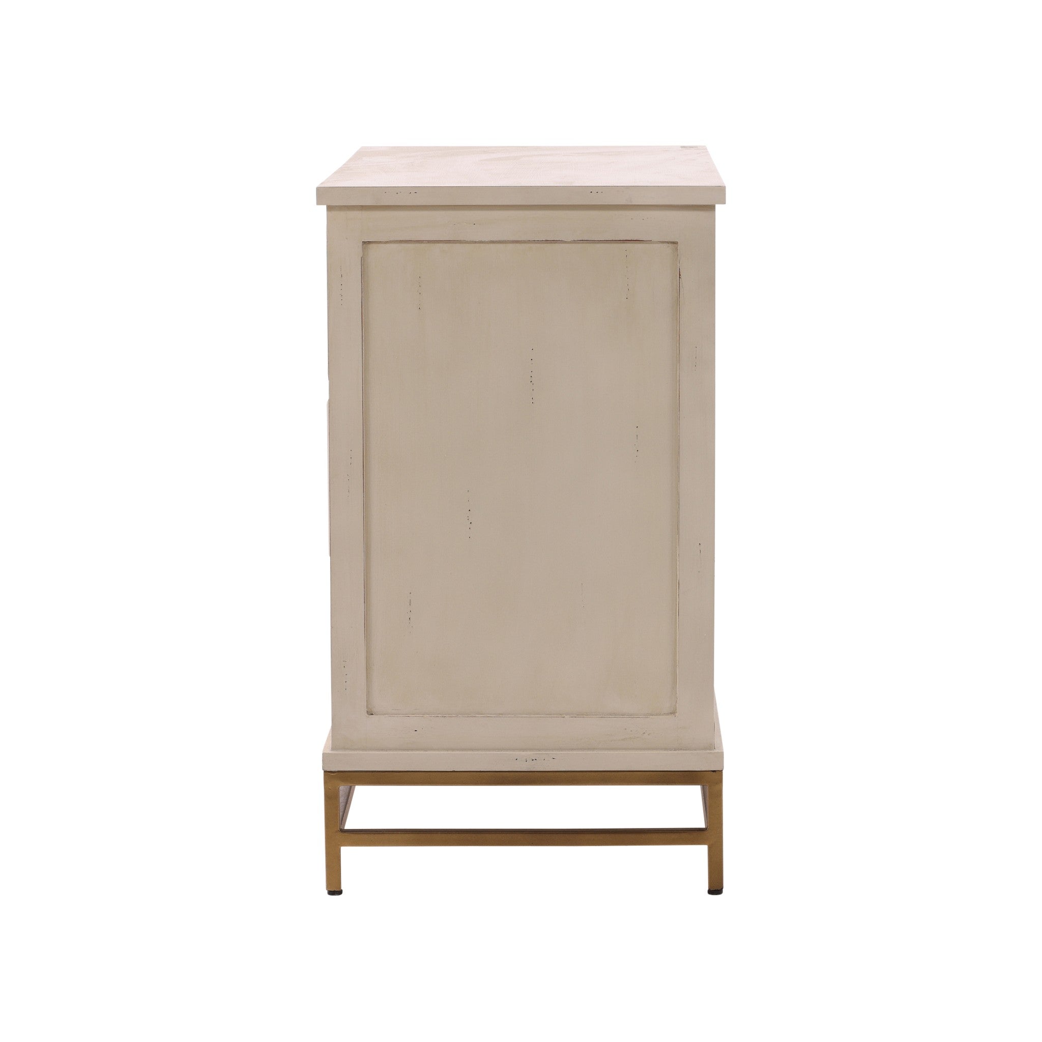 Stresa Fluted Mahogany Chest - Wisteria