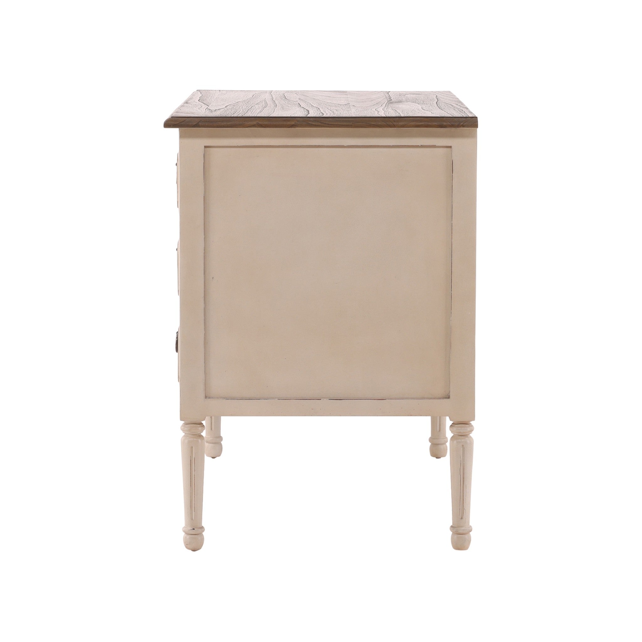 Uzes Painted Wood Chest - Wisteria