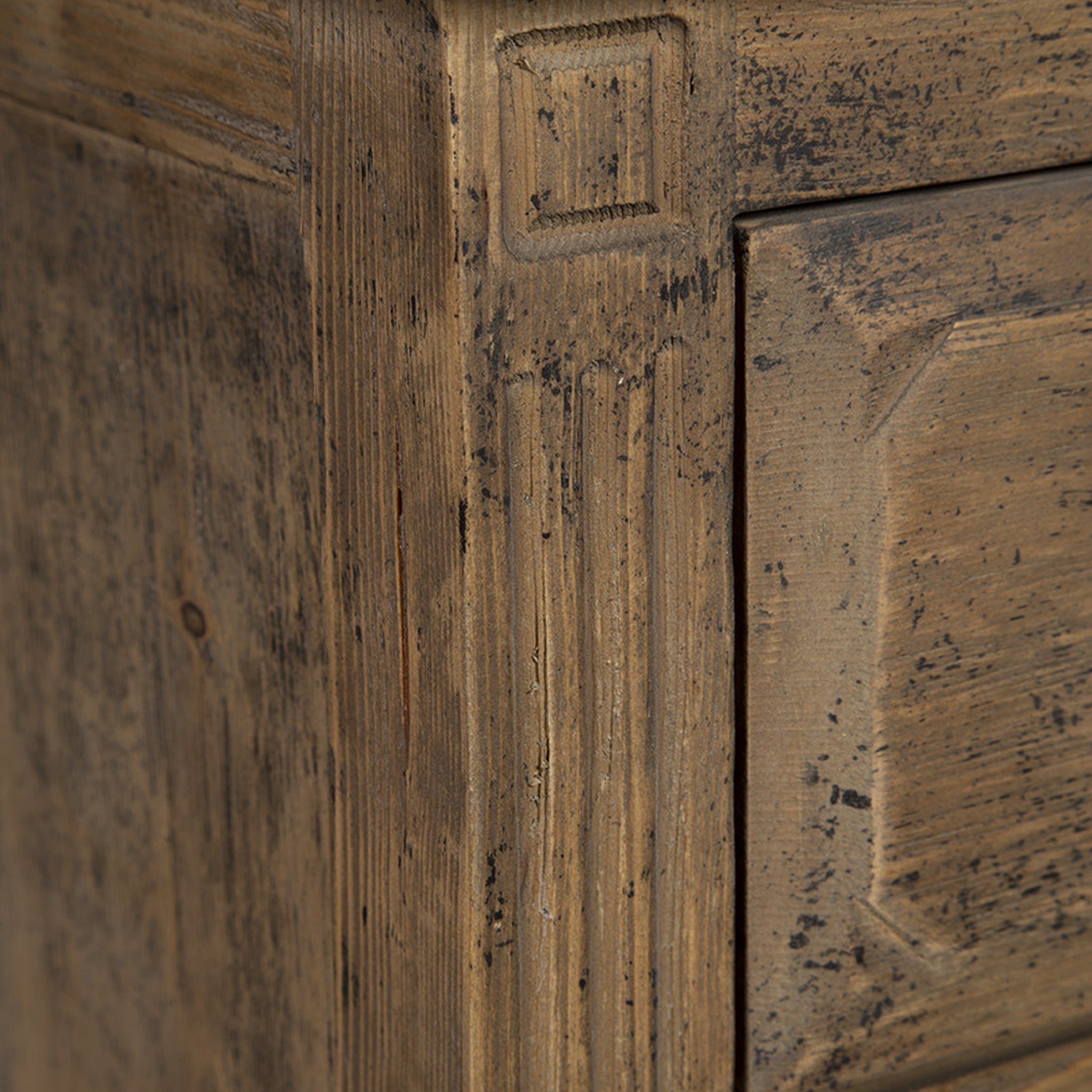 Uzes Painted Wood Chest - Wisteria