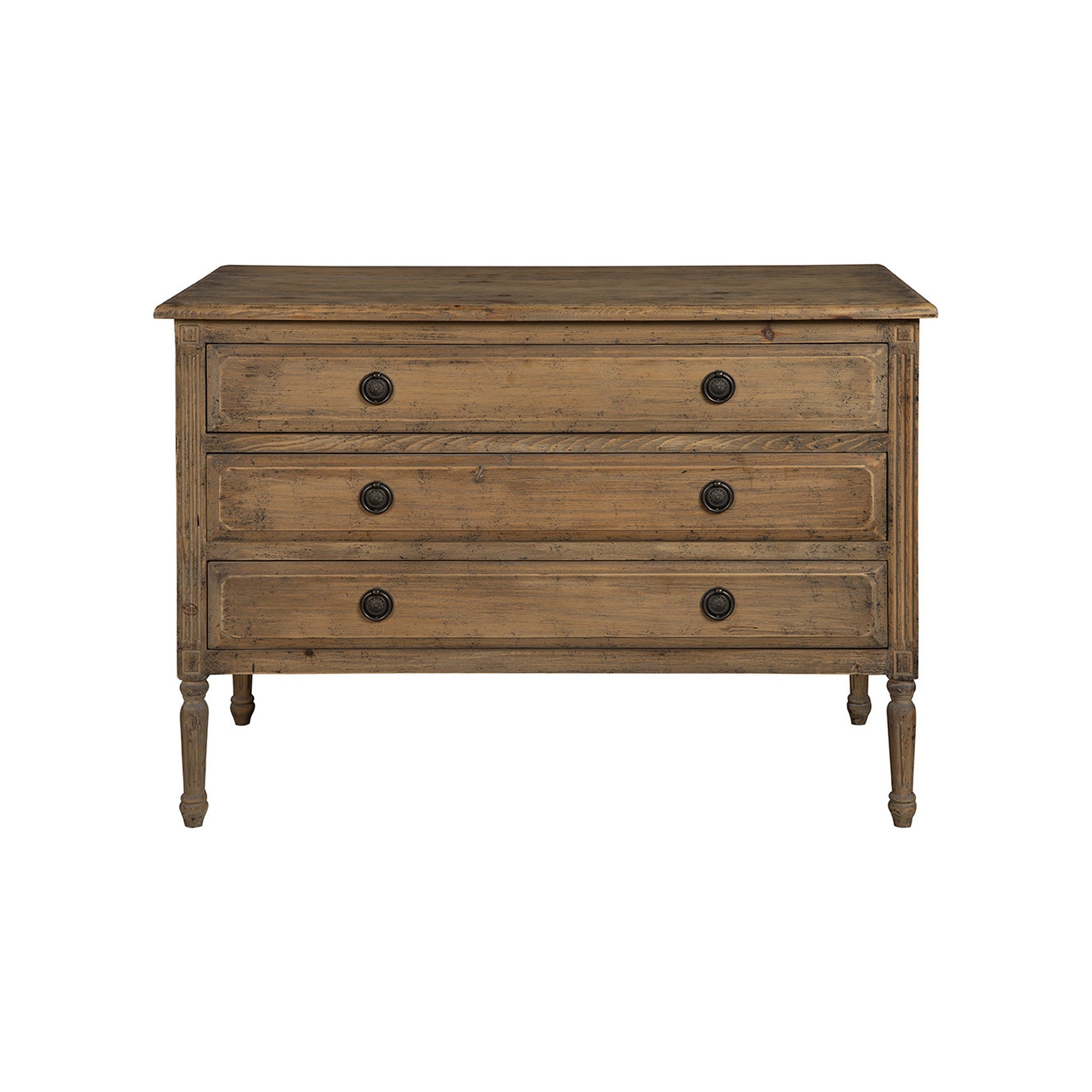 Uzes Painted Wood Chest - Wisteria