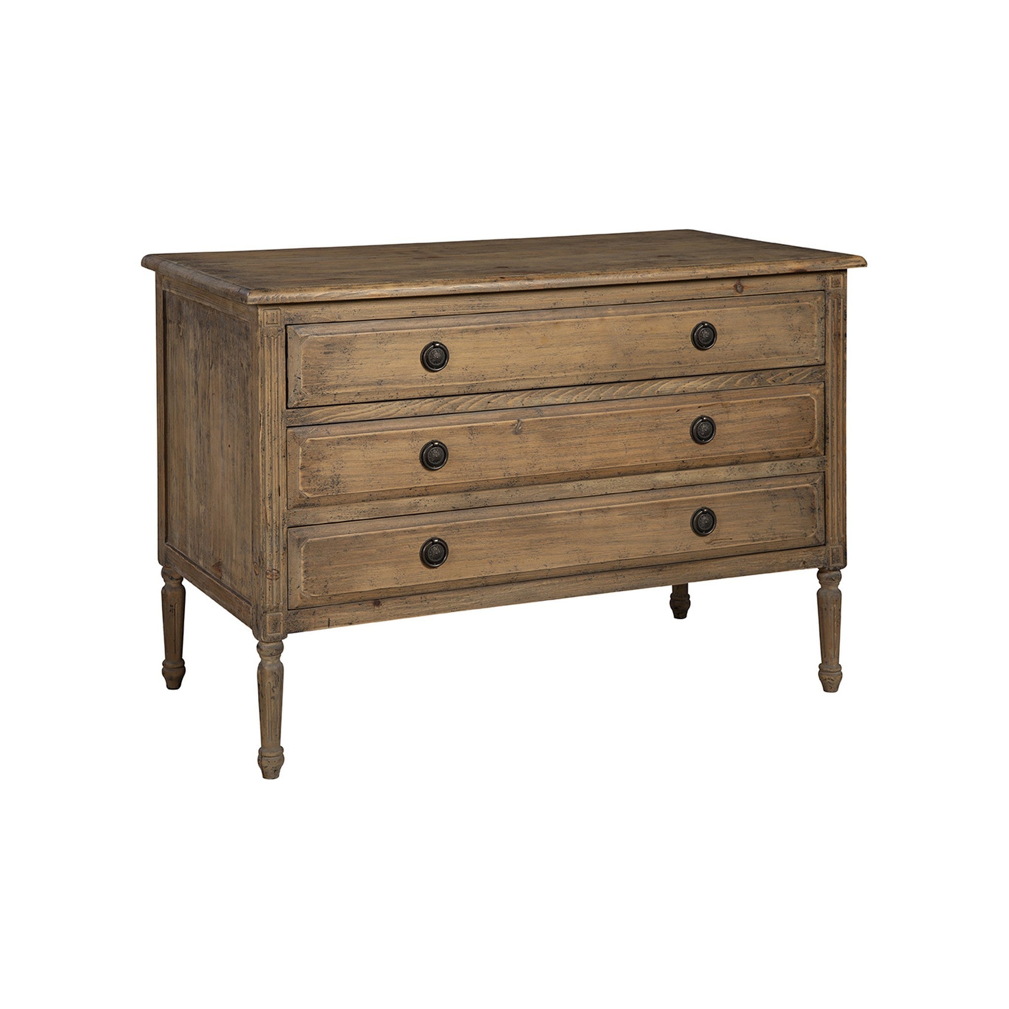 Uzes Painted Wood Chest - Wisteria