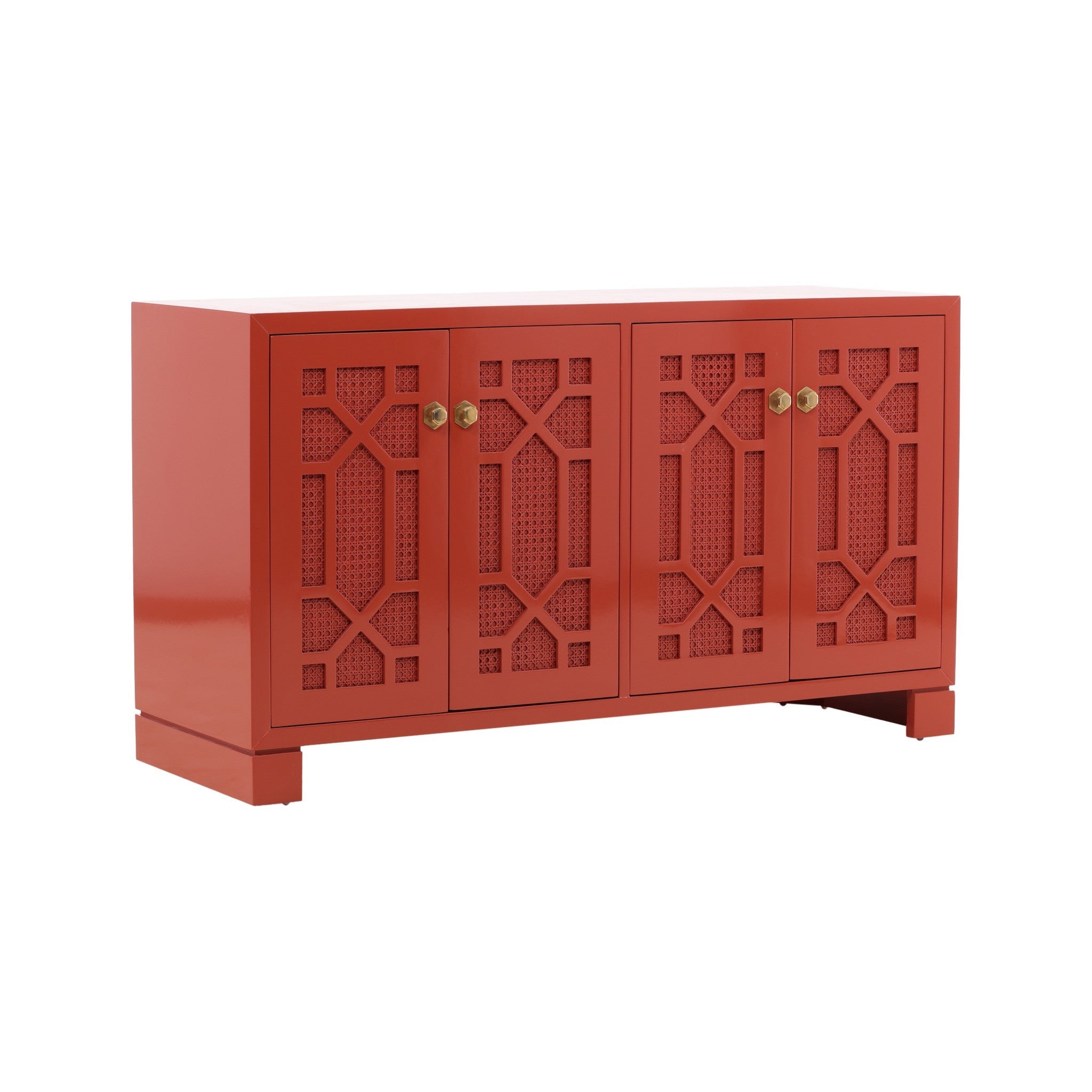 Datong Fretwork Cane Sideboard - Wisteria