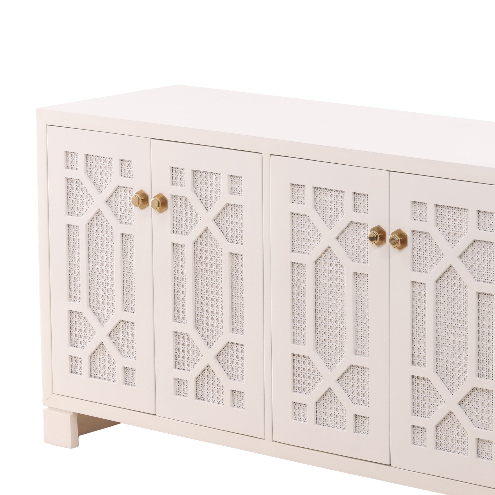 Datong Fretwork Cane Sideboard - Wisteria