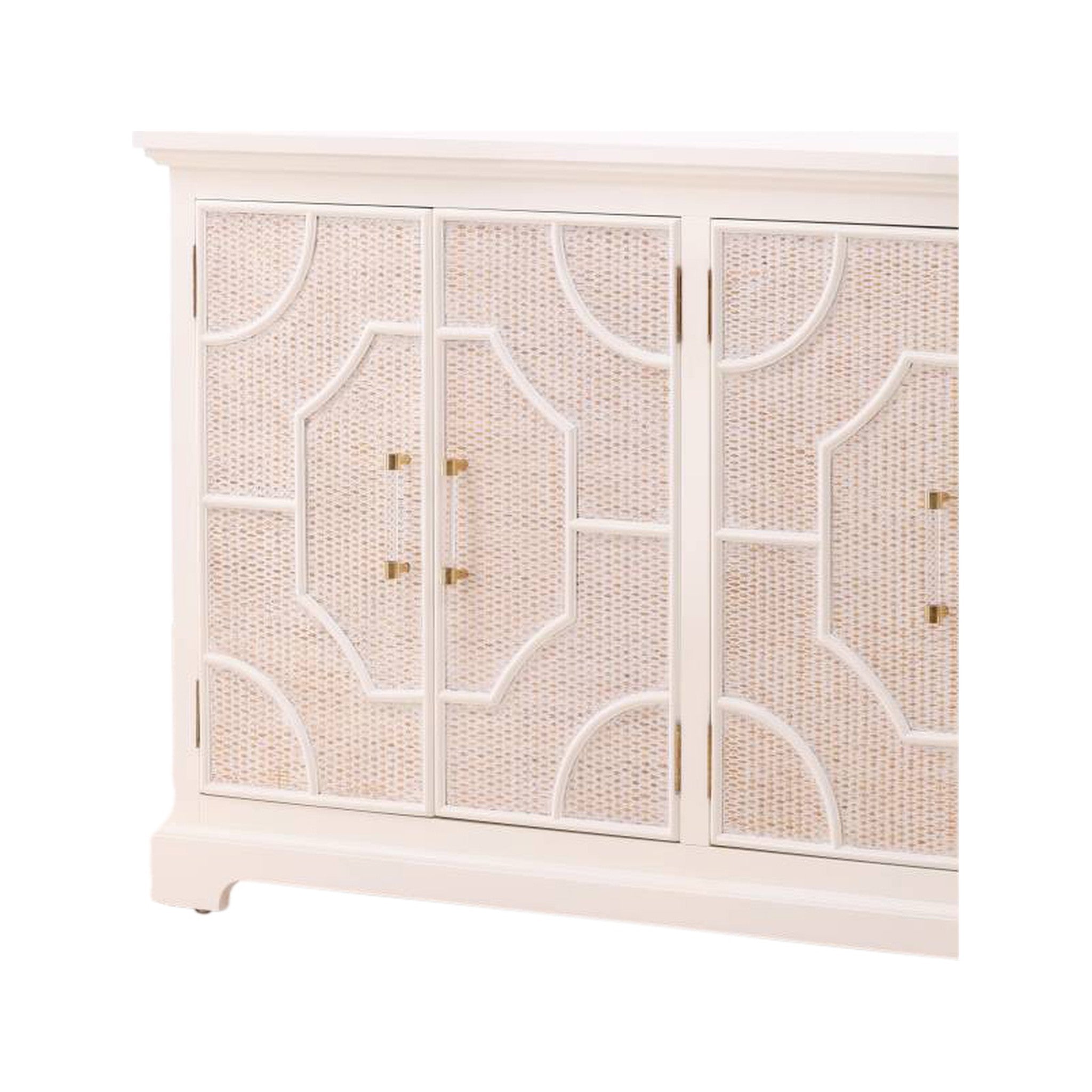 Bimini Cane Panel Wood Sideboard - Wisteria
