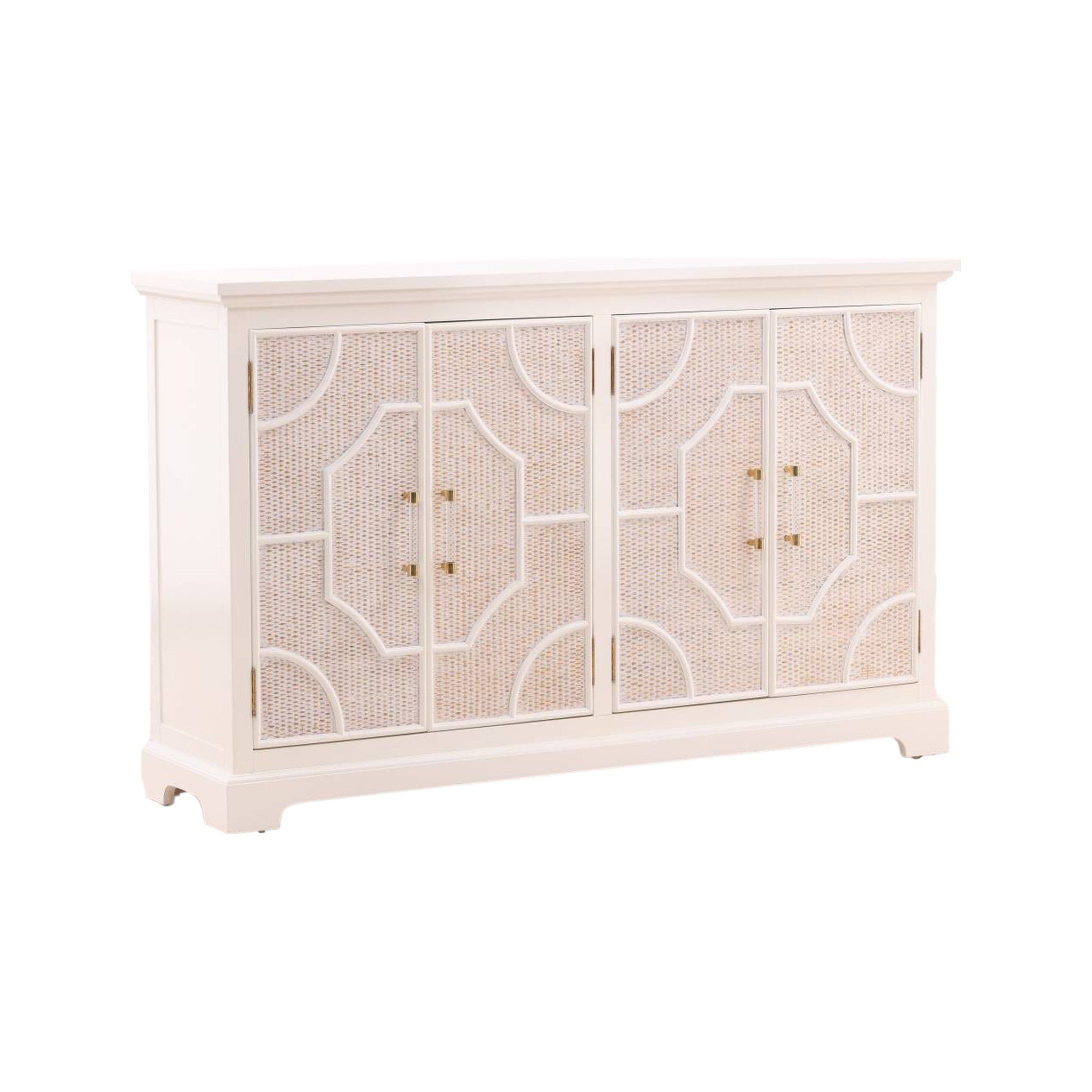 Bimini Cane Panel Wood Sideboard - Wisteria