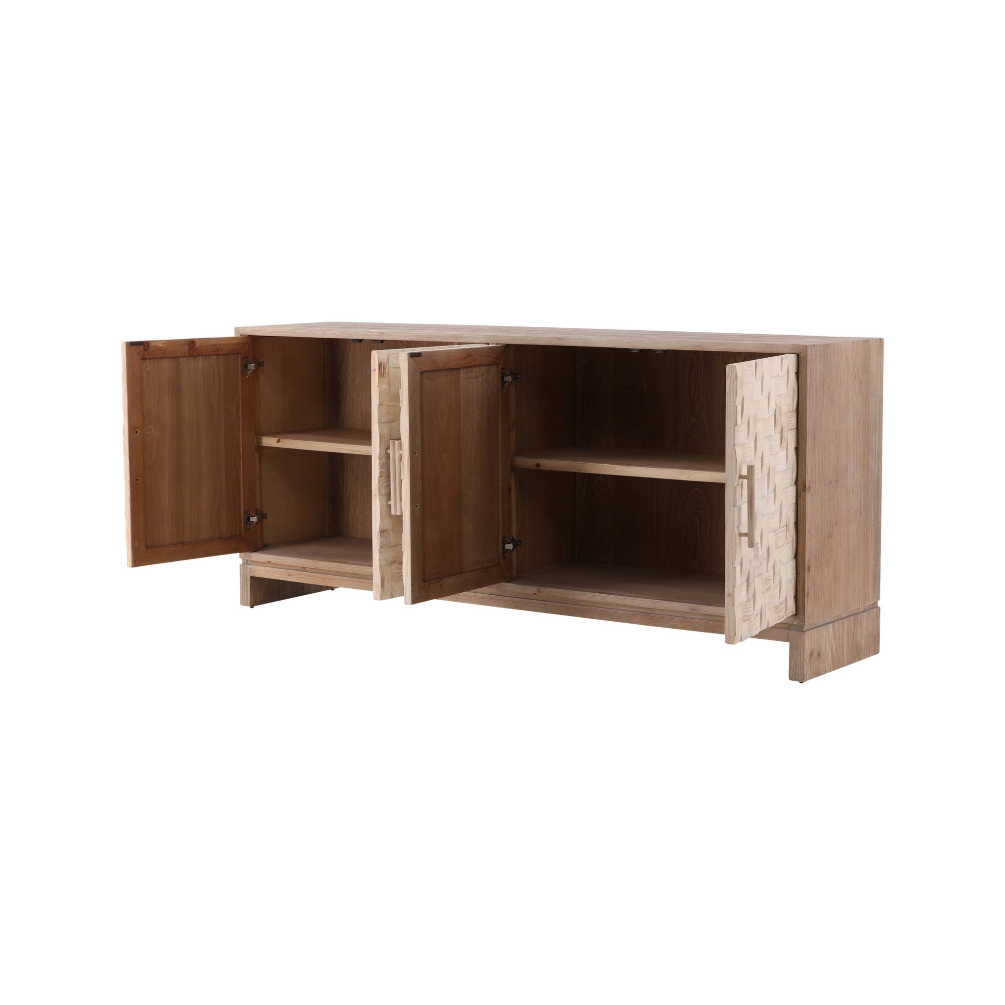 Taos Woven Elm Sideboard - Wisteria