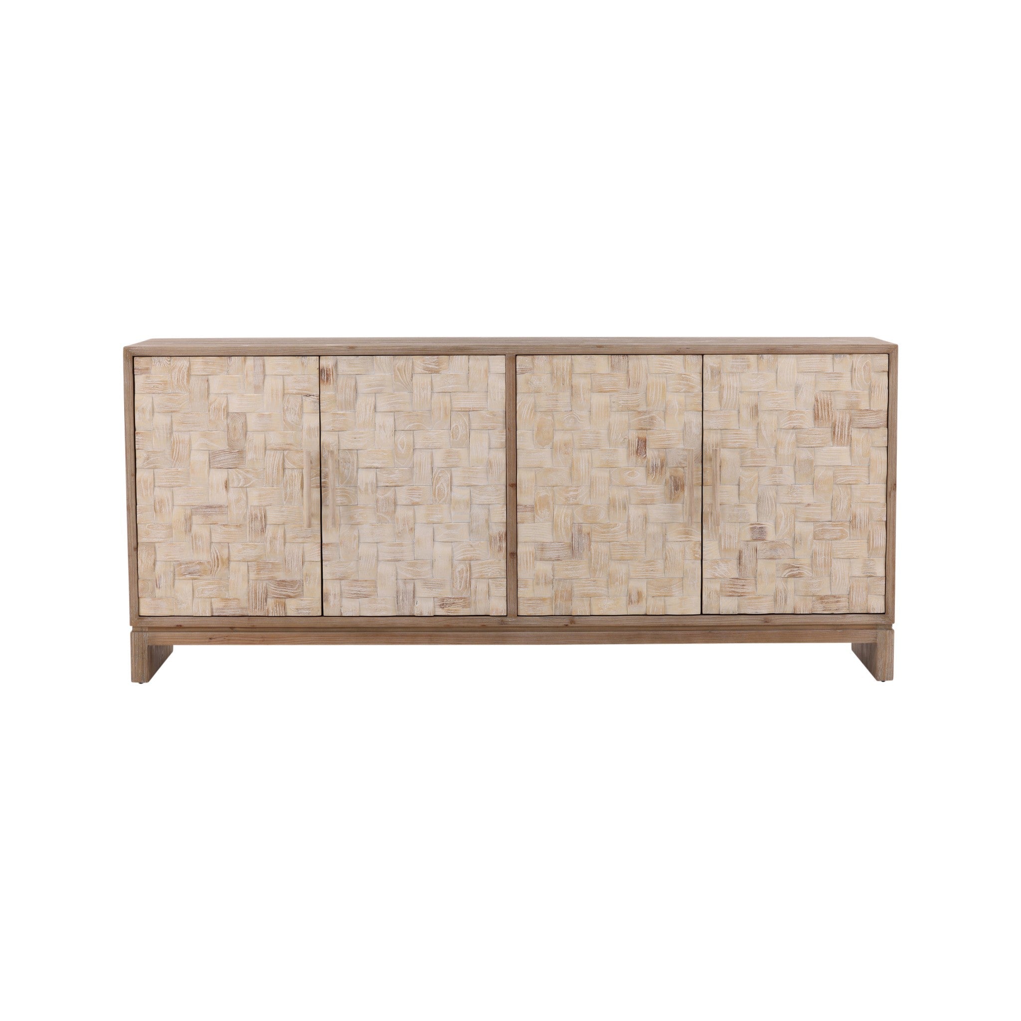 Taos Woven Elm Sideboard - Wisteria