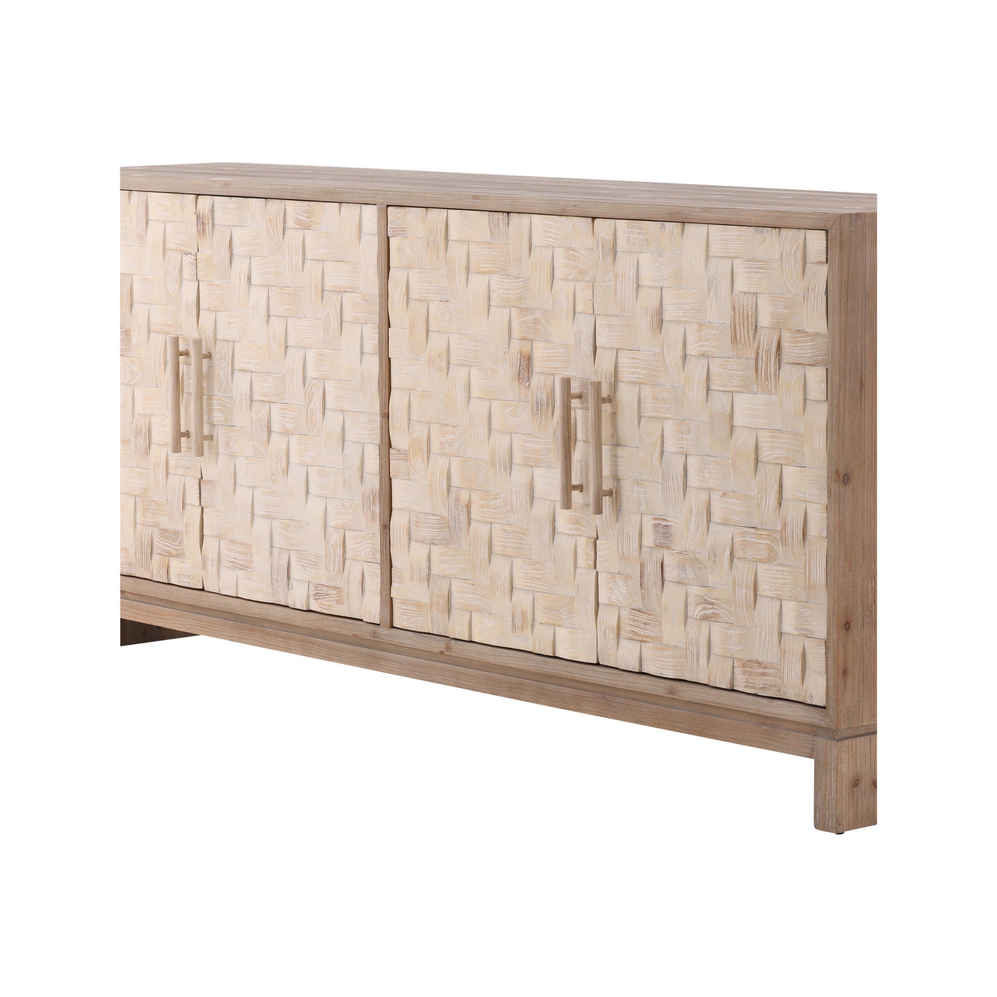 Taos Woven Elm Sideboard - Wisteria