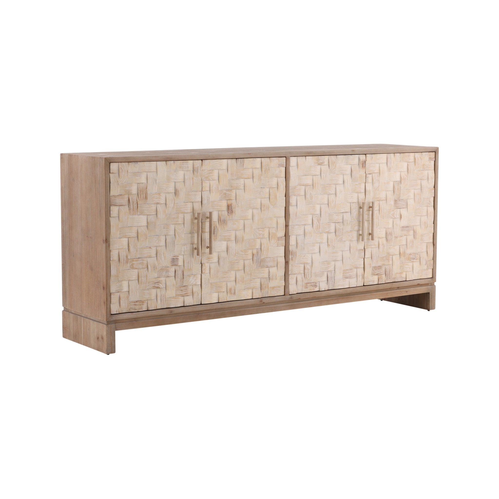 Taos Woven Elm Sideboard - Wisteria