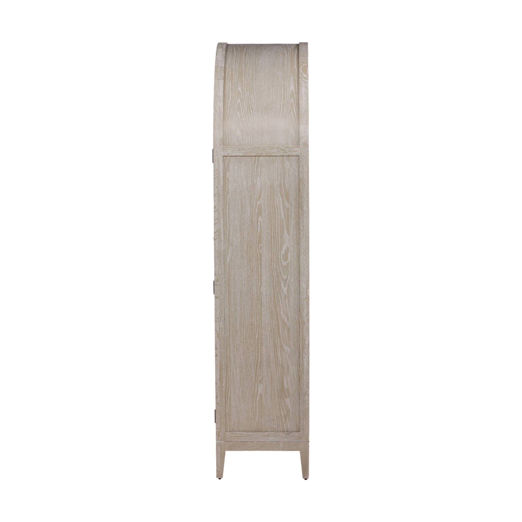 Leuven Oak and Glass Display Cabinet - Wisteria