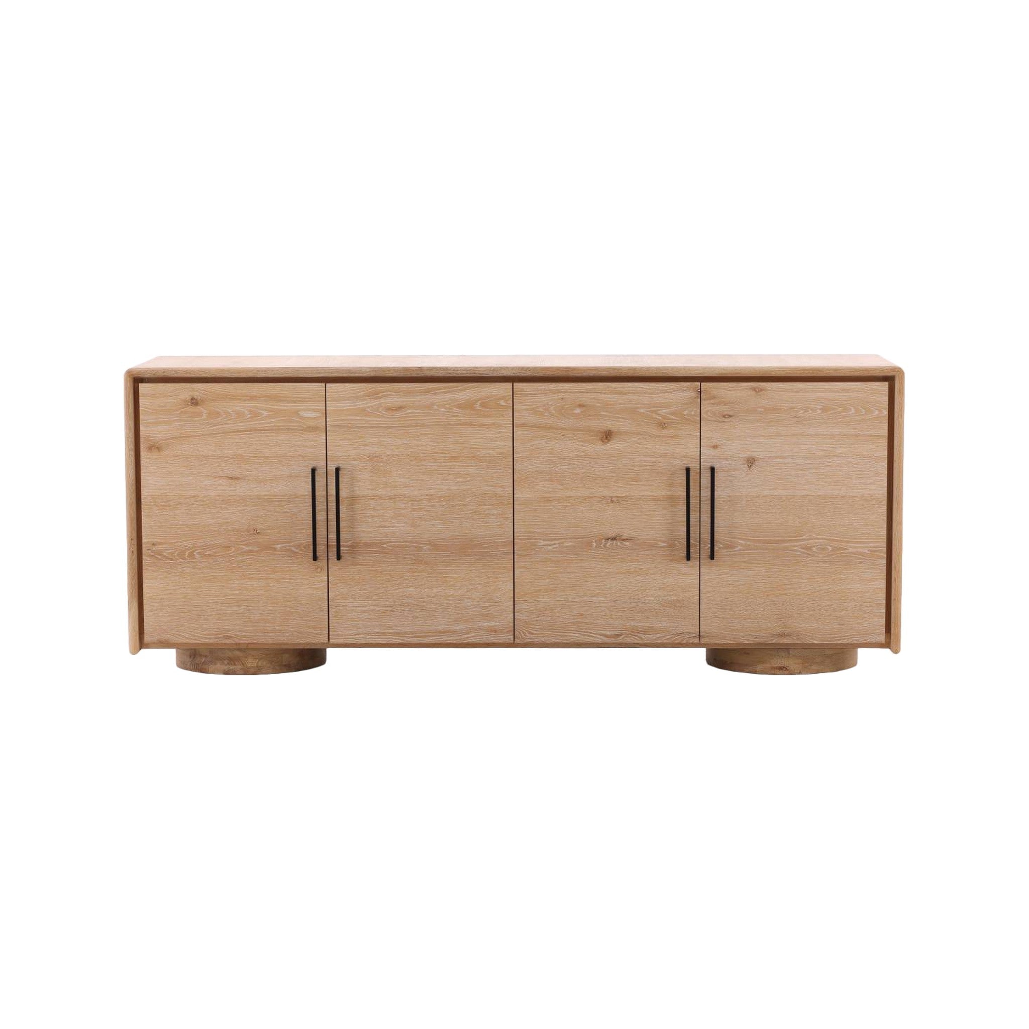 Moab Oak Drum Base Sideboard - Wisteria