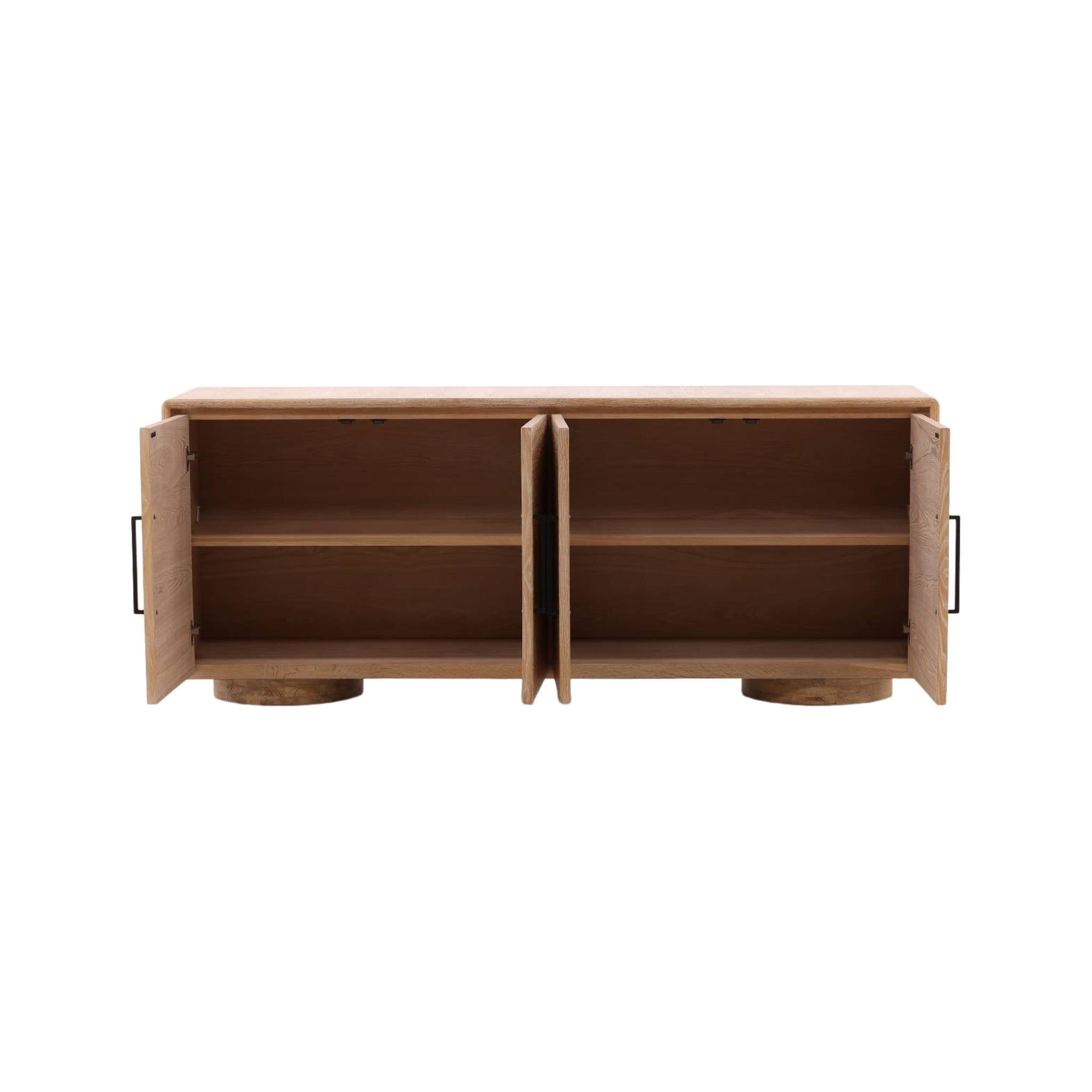 Moab Oak Drum Base Sideboard - Wisteria