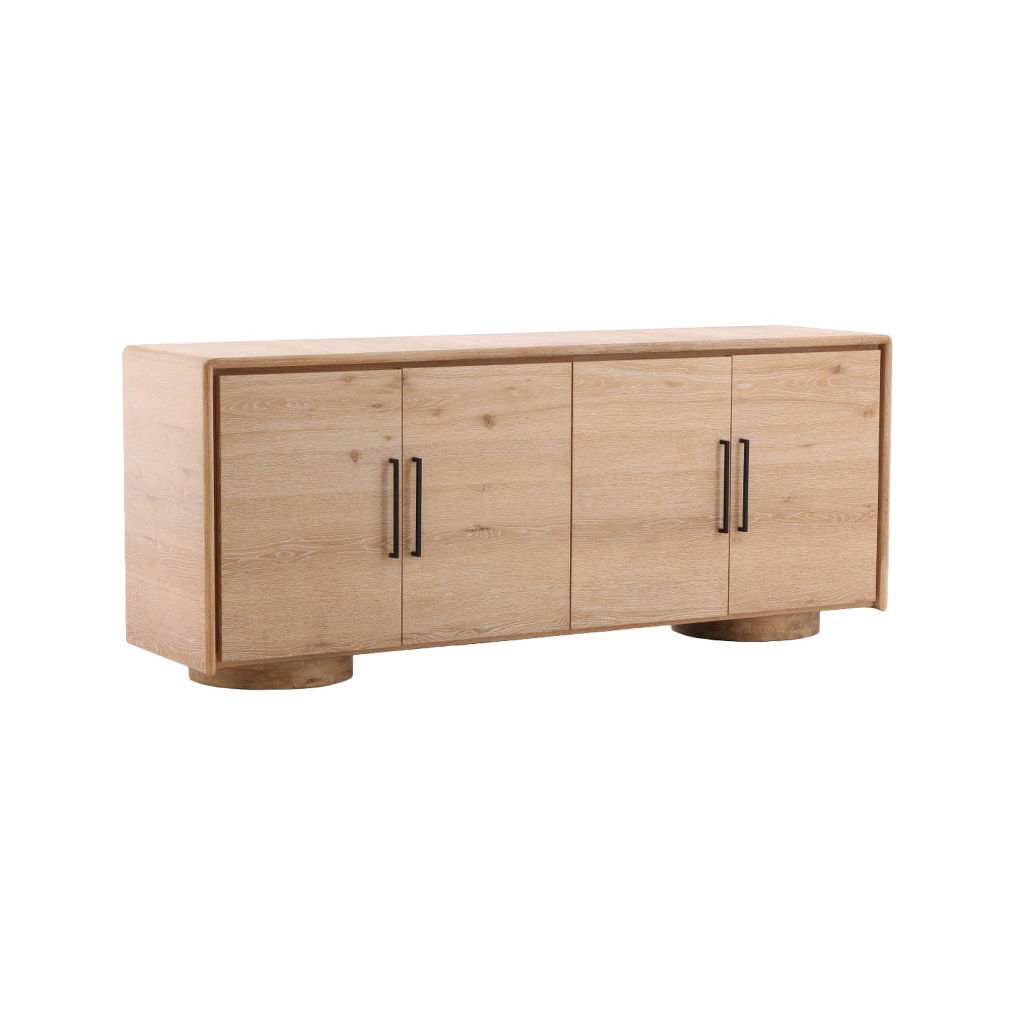 Moab Oak Drum Base Sideboard - Wisteria