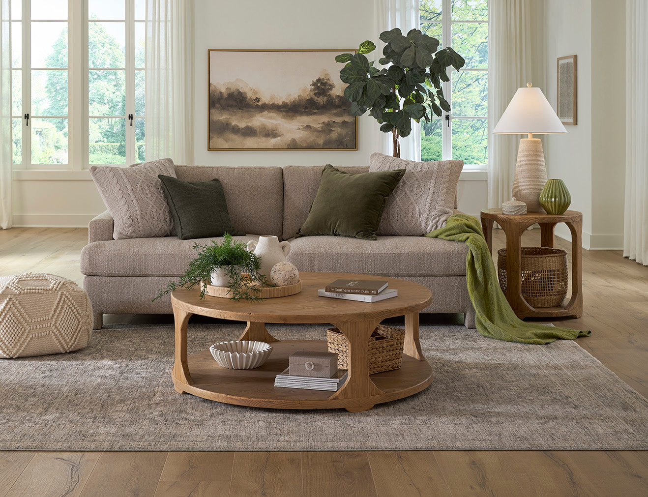 Manteo Drum End Table