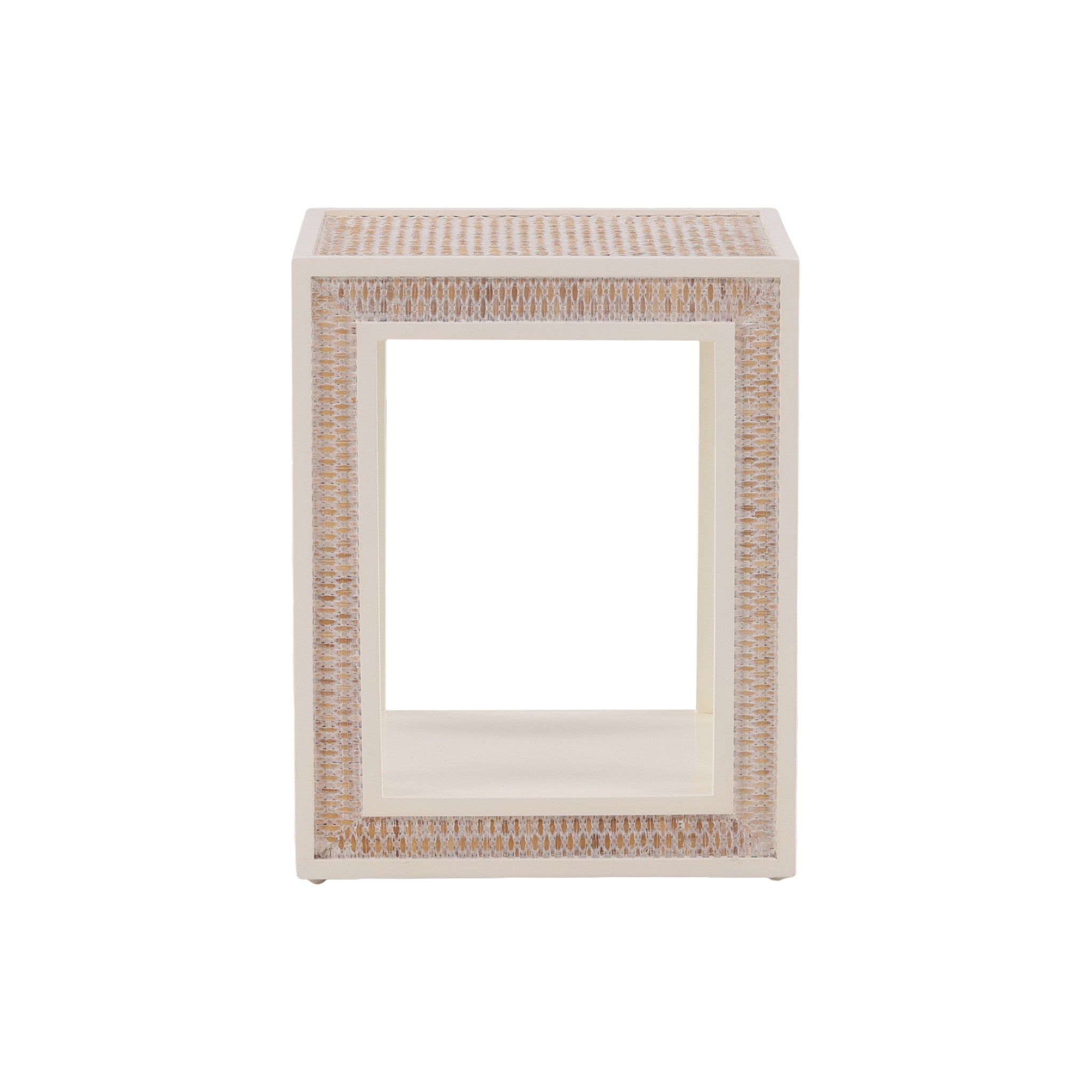 Rote Raffia Side Table