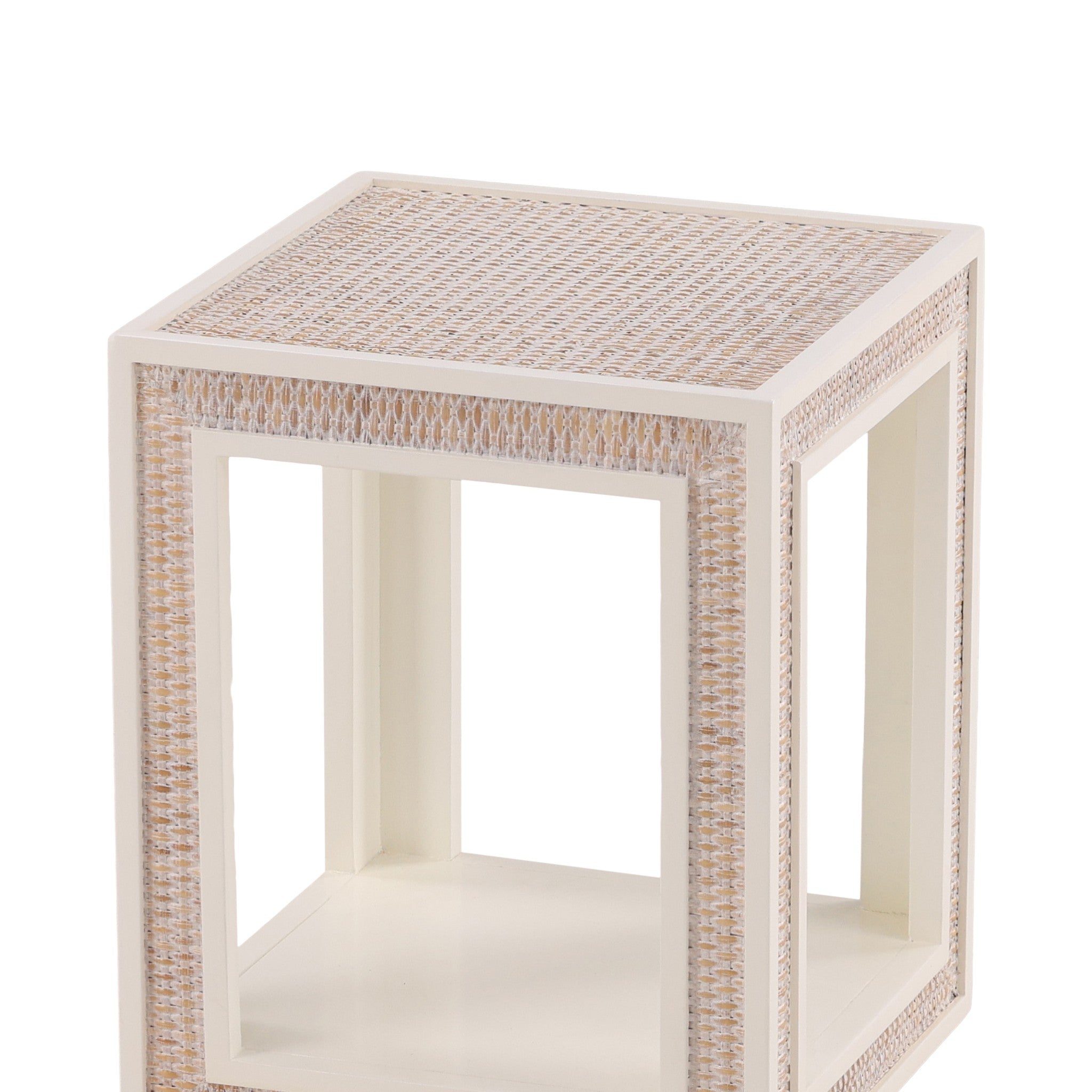 Rote Raffia Side Table