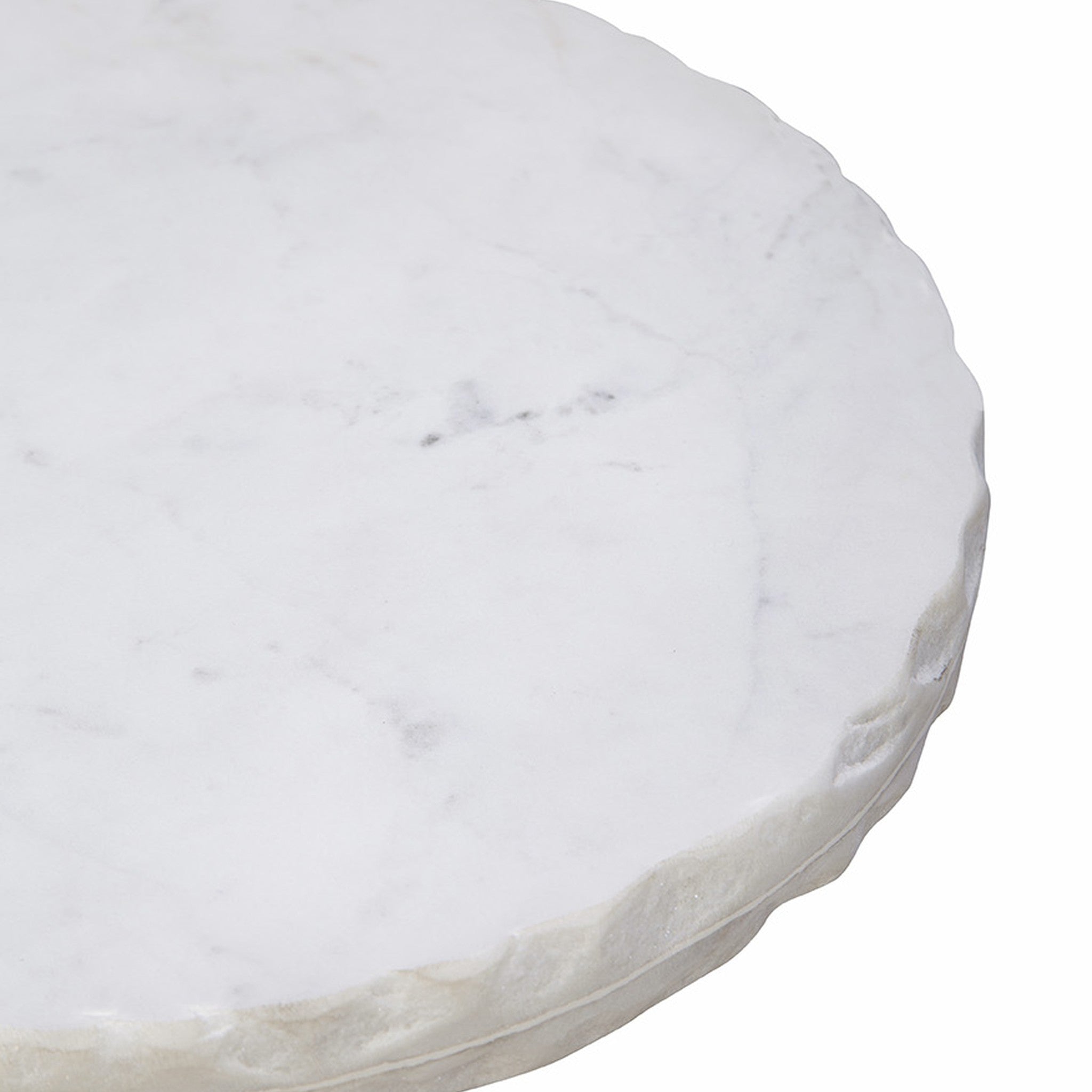 Udine Marble and Metal Side Table