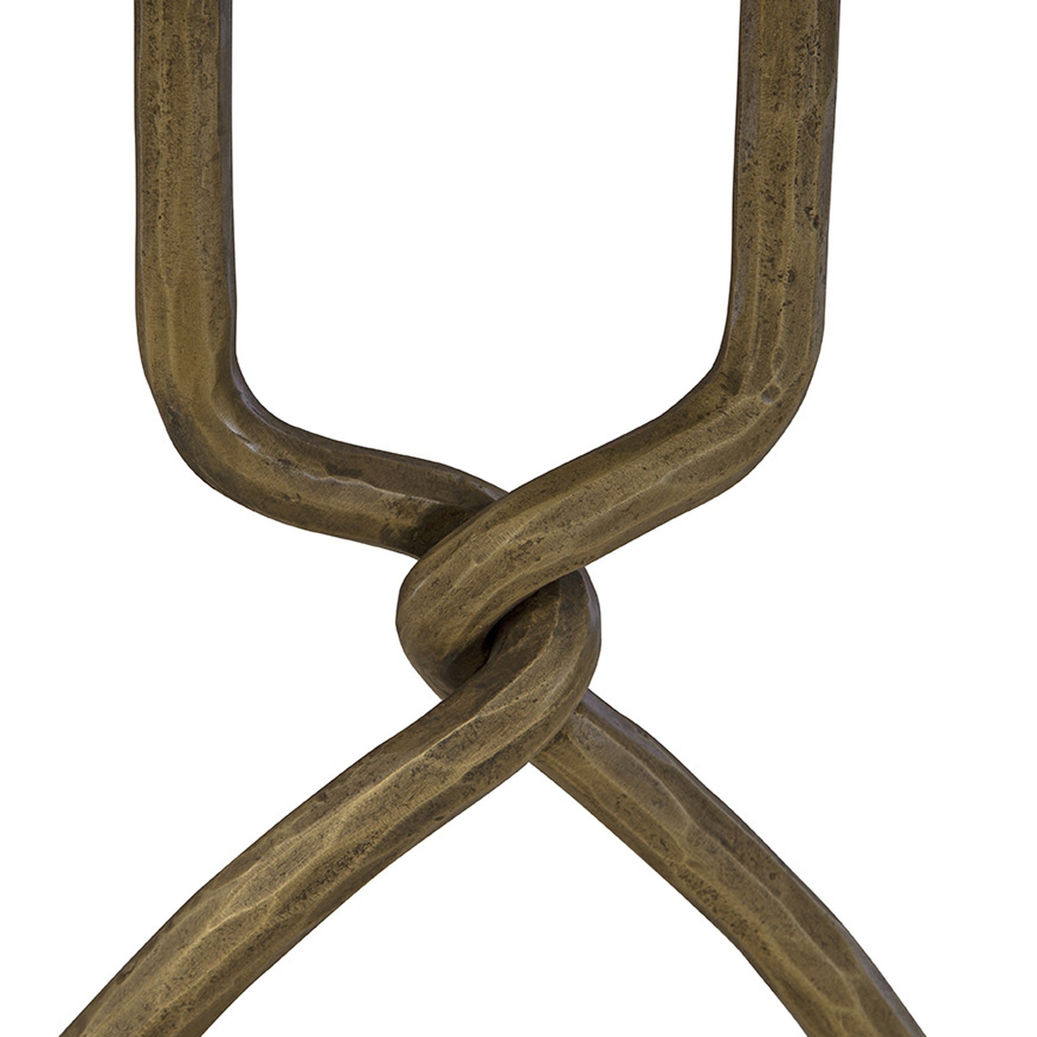 Udine Marble and Metal Side Table