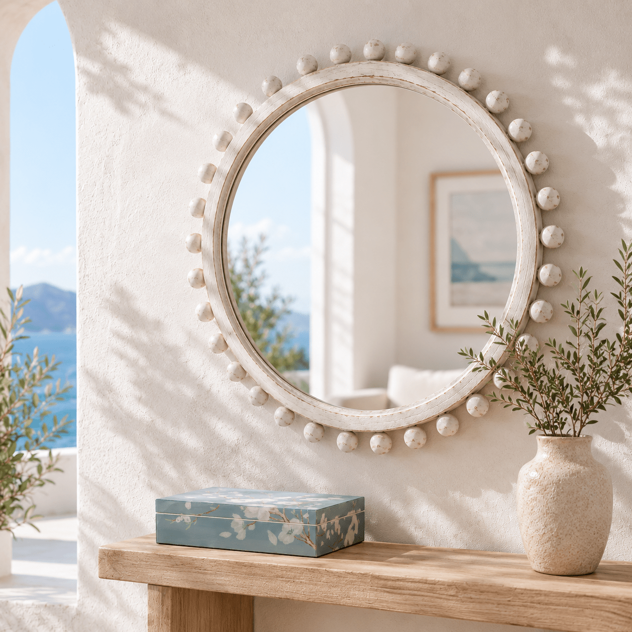Soreth Reclaimed Wood Mirror - Wisteria