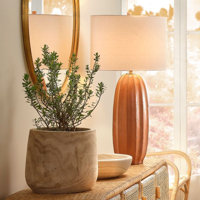 Lykos Hand Carved Wood Vase - Wisteria