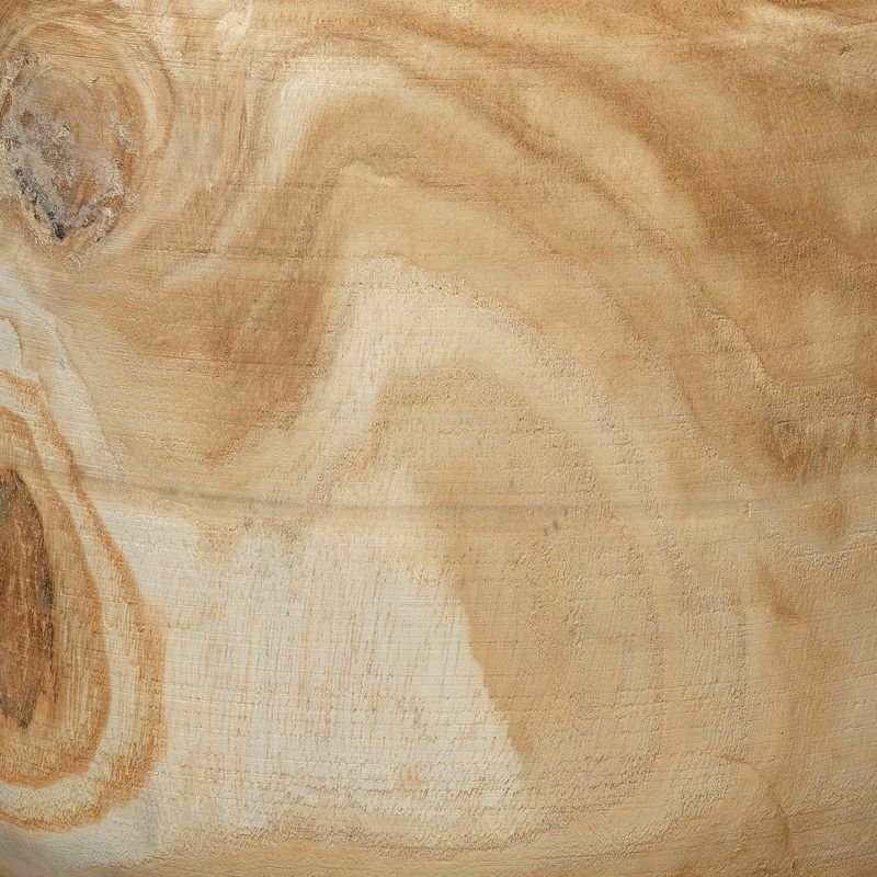 Lykos Hand Carved Wood Vase - Wisteria