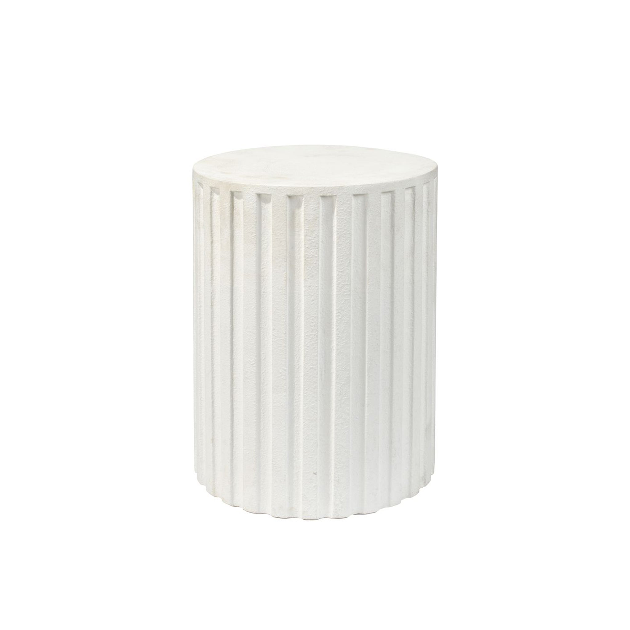 Sorin Fluted Cement Table - Wisteria