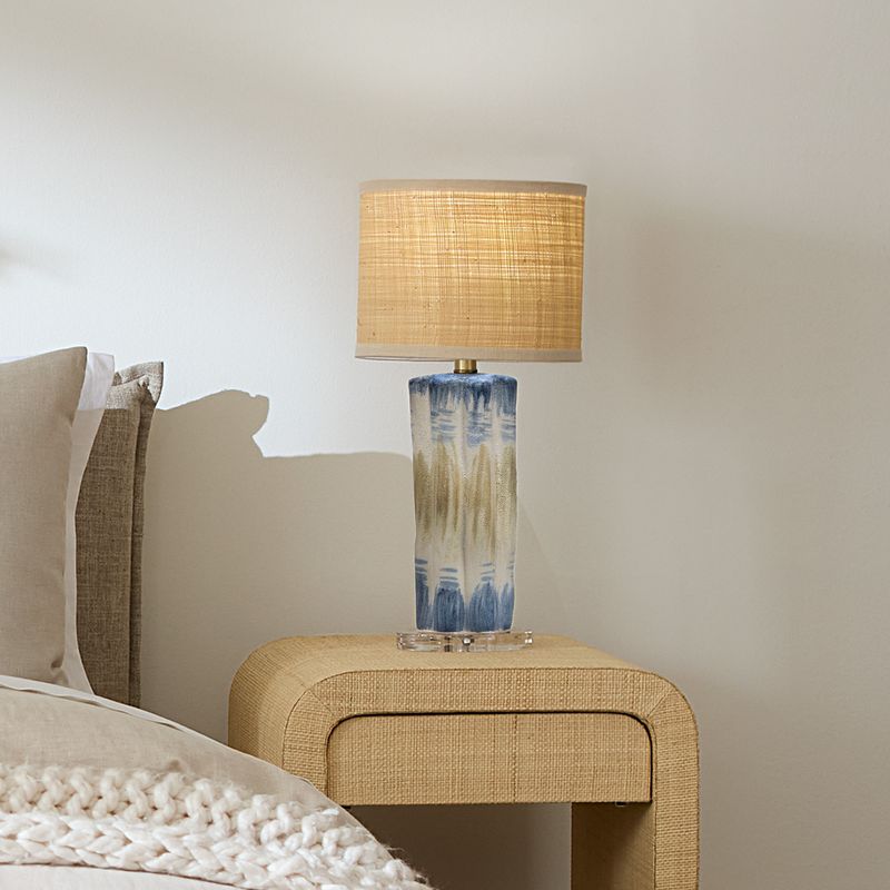 Eidothea Reactive Glaze Lamp - Wisteria