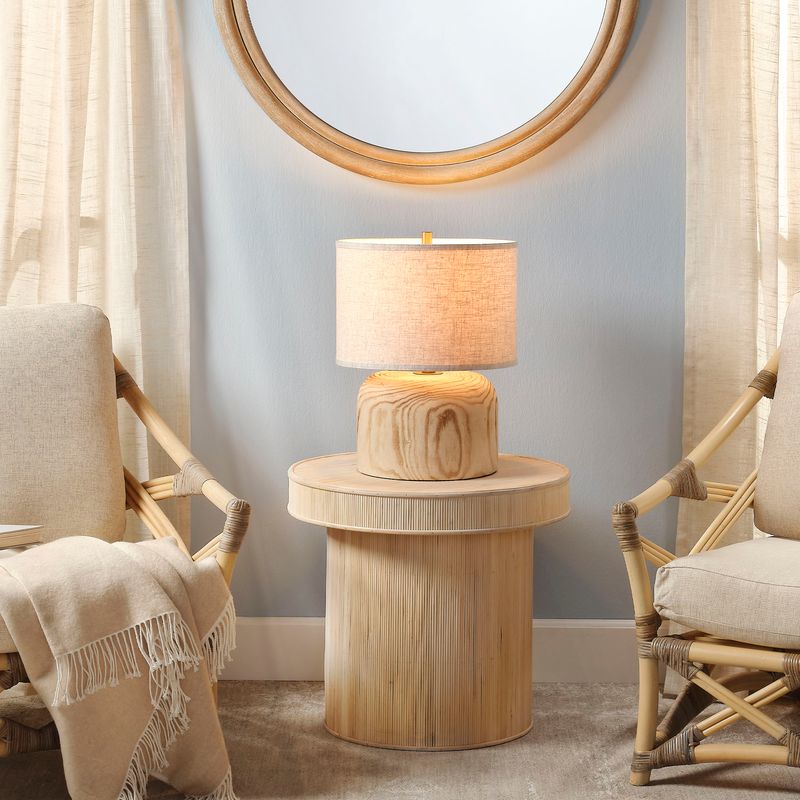 Sylvaren Wood Table Lamp - Wisteria