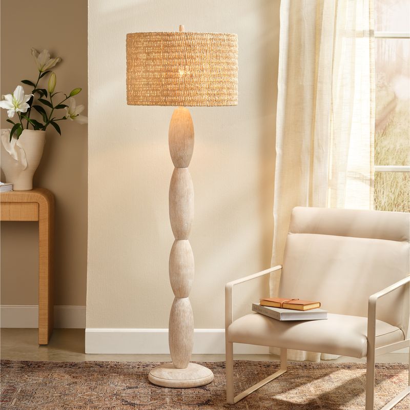 Talivra Wood Floor Lamp - Wisteria