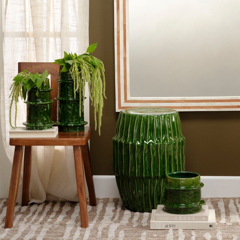 Maerella Ceramic Side Table - Wisteria