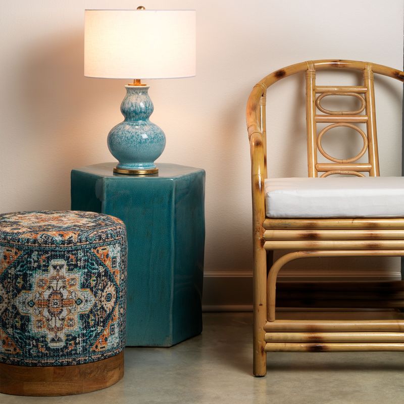 Caspia Ceramic Garden Stool - Wisteria